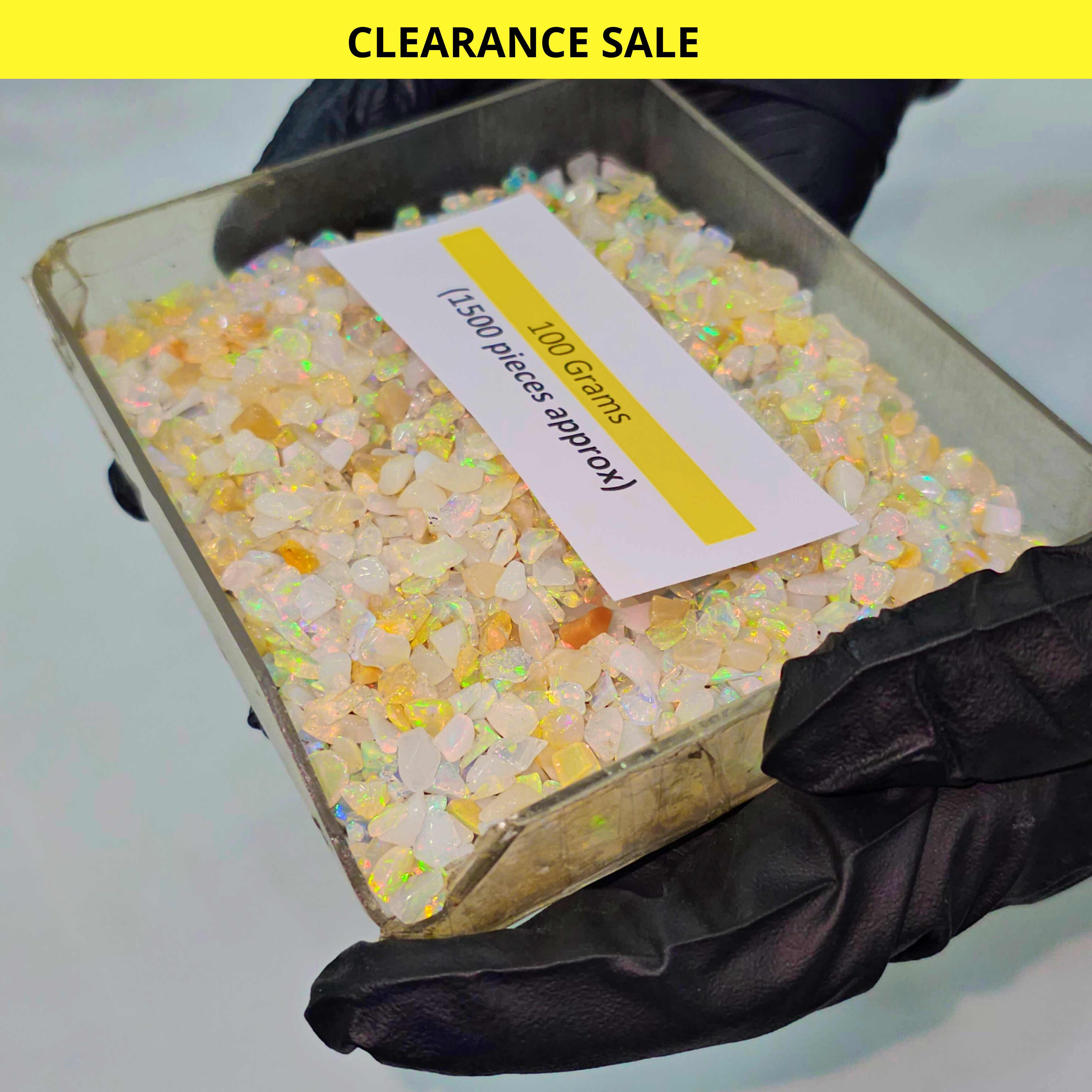 100Gram/500 grams of Polished Opal Tumbles | 4-10mm | 1500-1600Pcs | Massive Discount - The LabradoriteKing