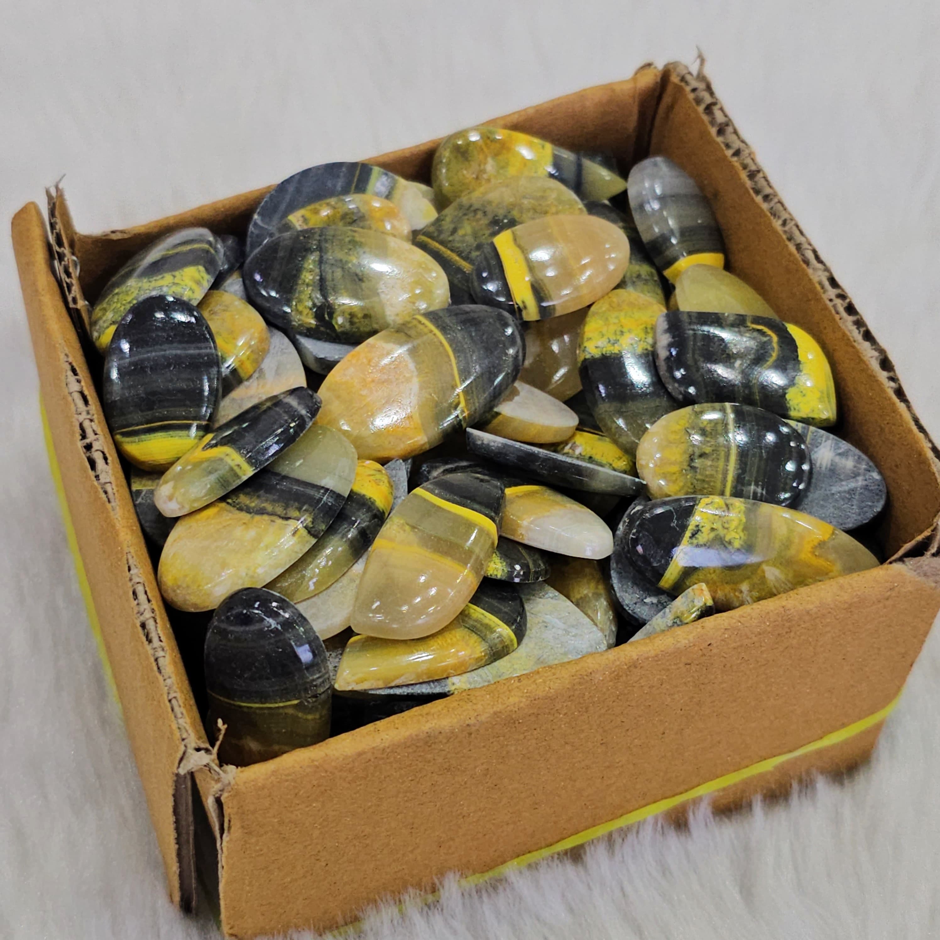 500 Gram/ 1Kg of Indonesian Bumblebee Jasper | 1 Inches to 3 Inches| 90-110 Pcs approx - The LabradoriteKing