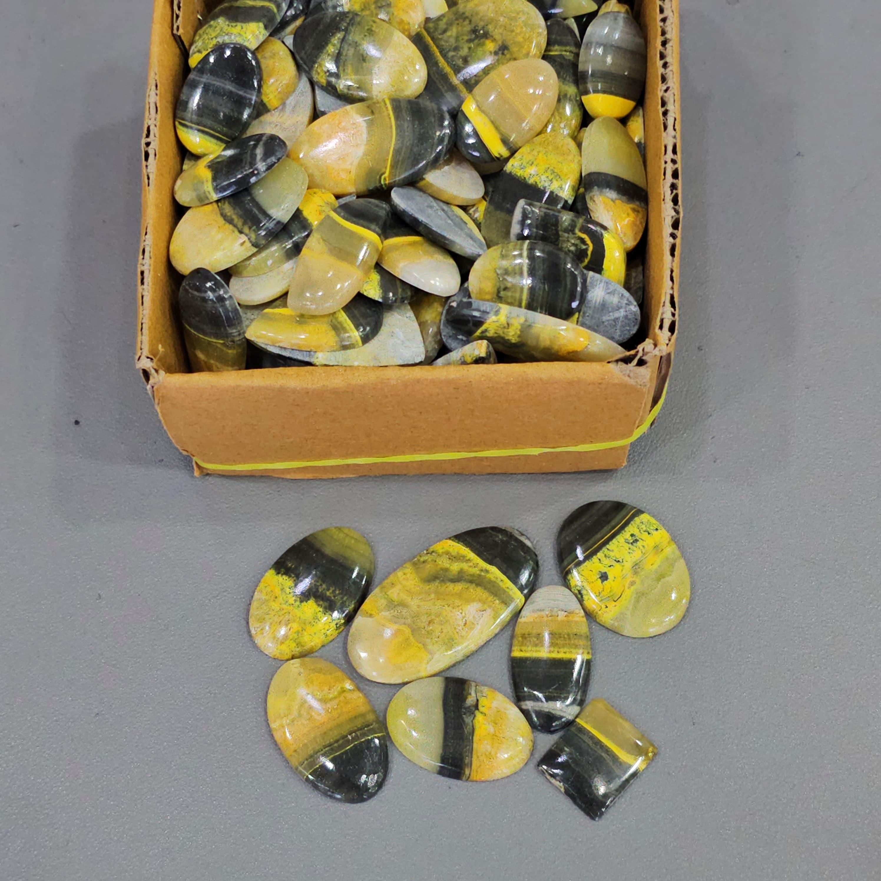 500 Gram/ 1Kg of Indonesian Bumblebee Jasper | 1 Inches to 3 Inches| 90-110 Pcs approx - The LabradoriteKing