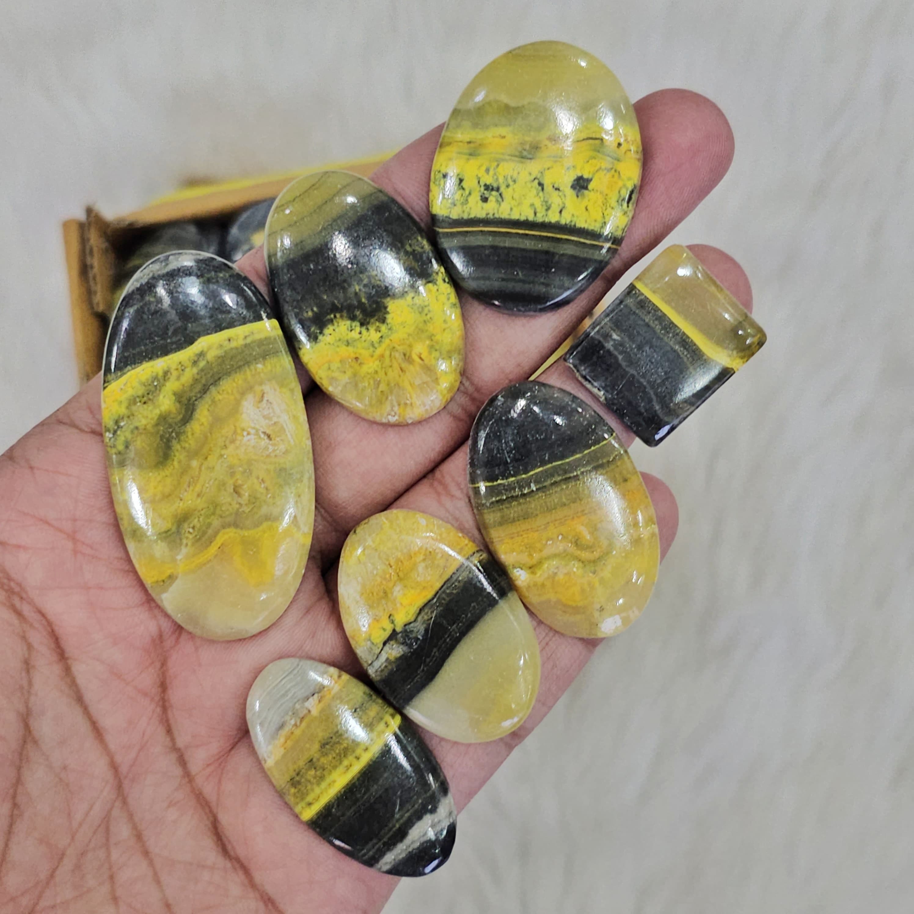 500 Gram/ 1Kg of Indonesian Bumblebee Jasper | 1 Inches to 3 Inches| 90-110 Pcs approx - The LabradoriteKing