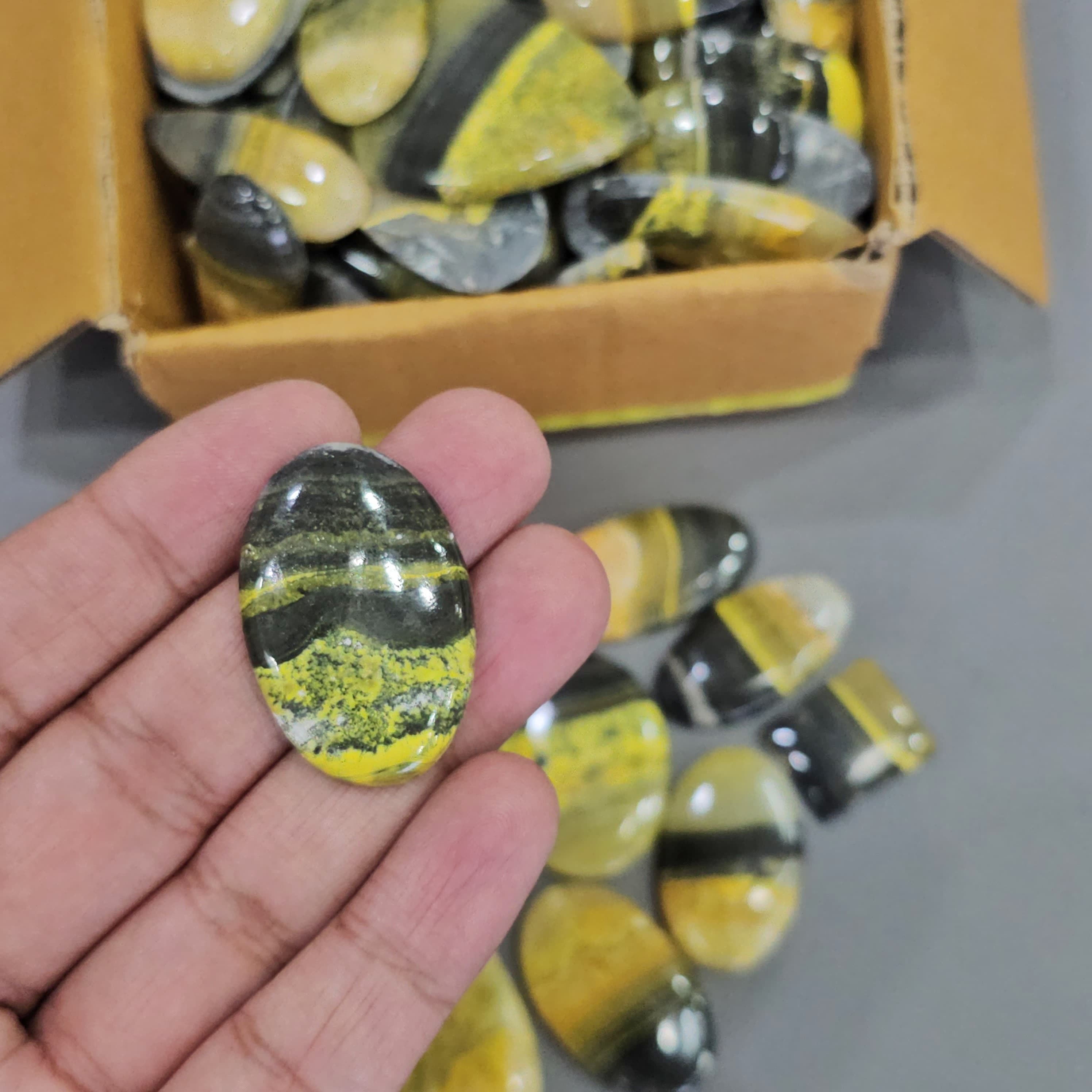500 Gram/ 1Kg of Indonesian Bumblebee Jasper | 1 Inches to 3 Inches| 90-110 Pcs approx - The LabradoriteKing