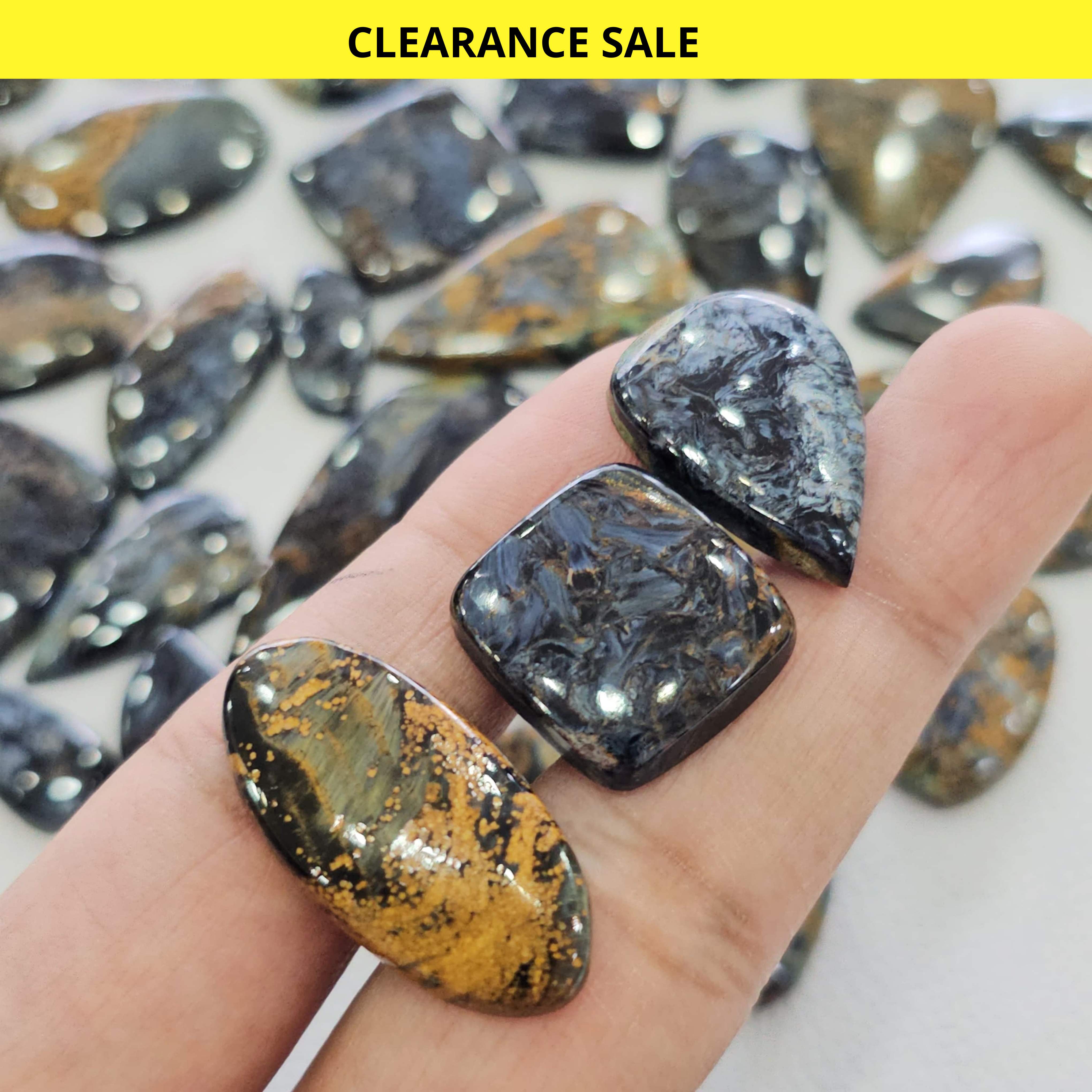 100 Grams Natural Pietersite Gemstones | 15–45mm | 20–25 Pcs | Mixed Shapes - The LabradoriteKing