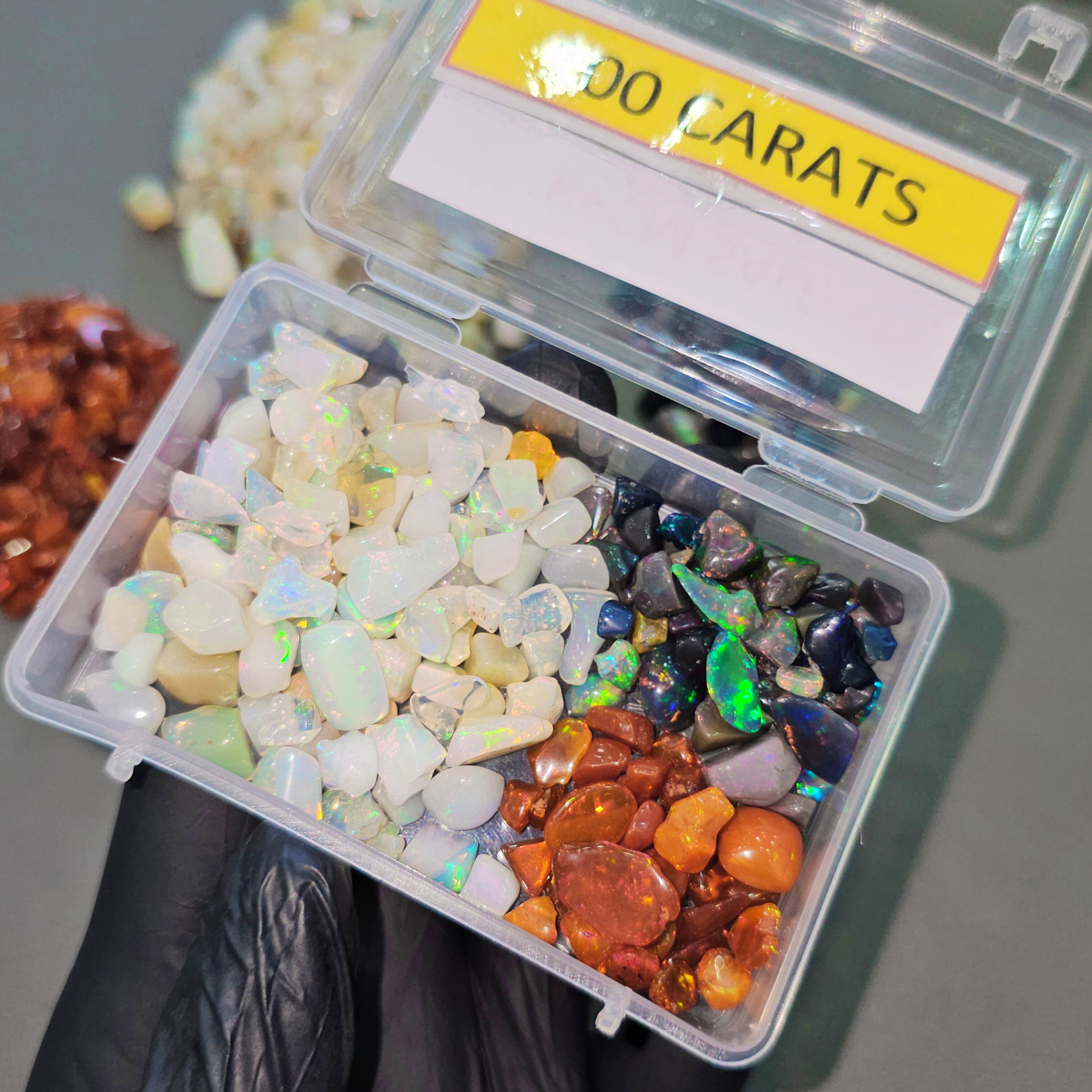 Week1: 50 Cts of Multi-Color Opal Tumbles | 4ā8mm | 60ā70 Pcs