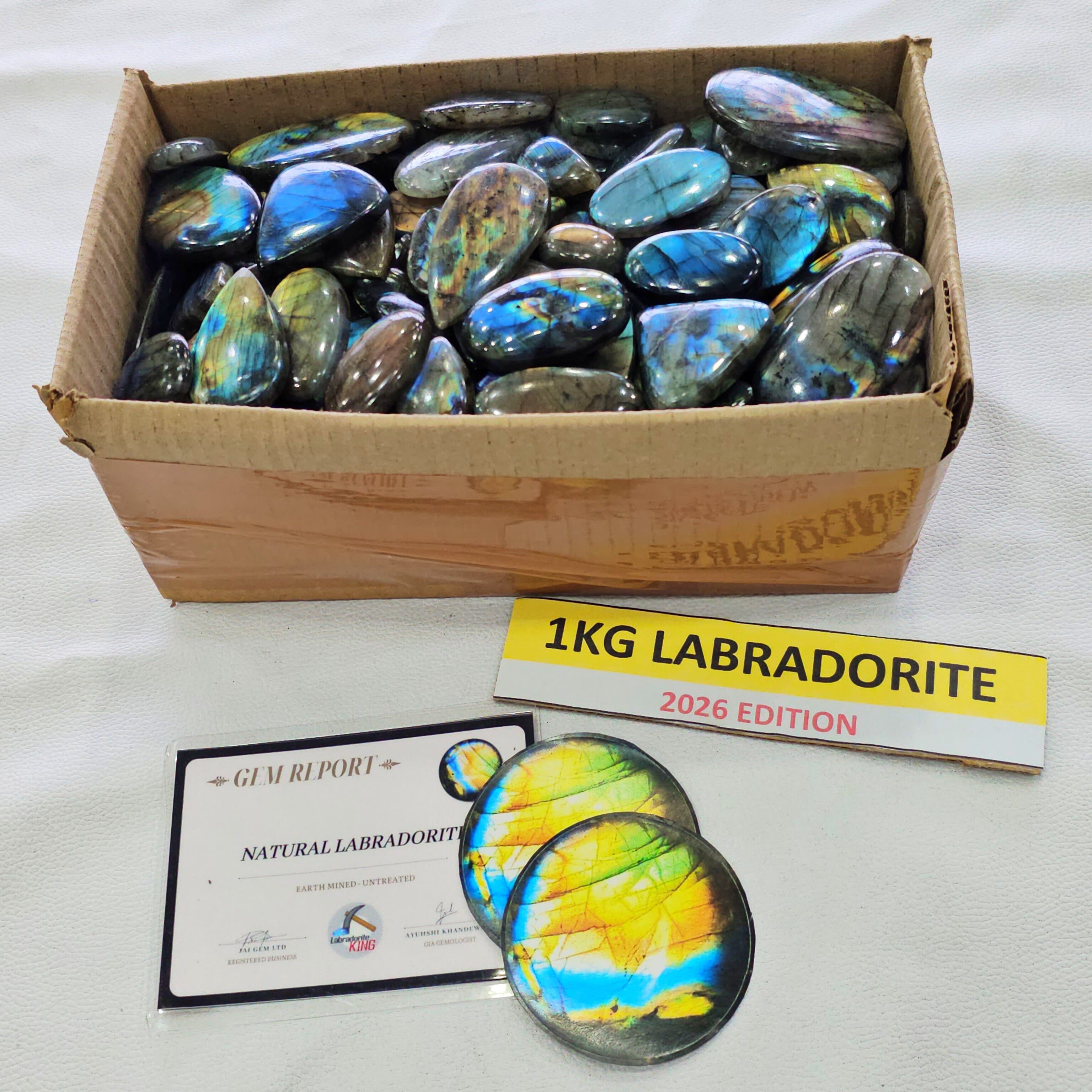 Wholesale🔥 Labradorite Cabochons V4.0 | Flashy High quality slabs 1-3"Inches | 80-100 pcs