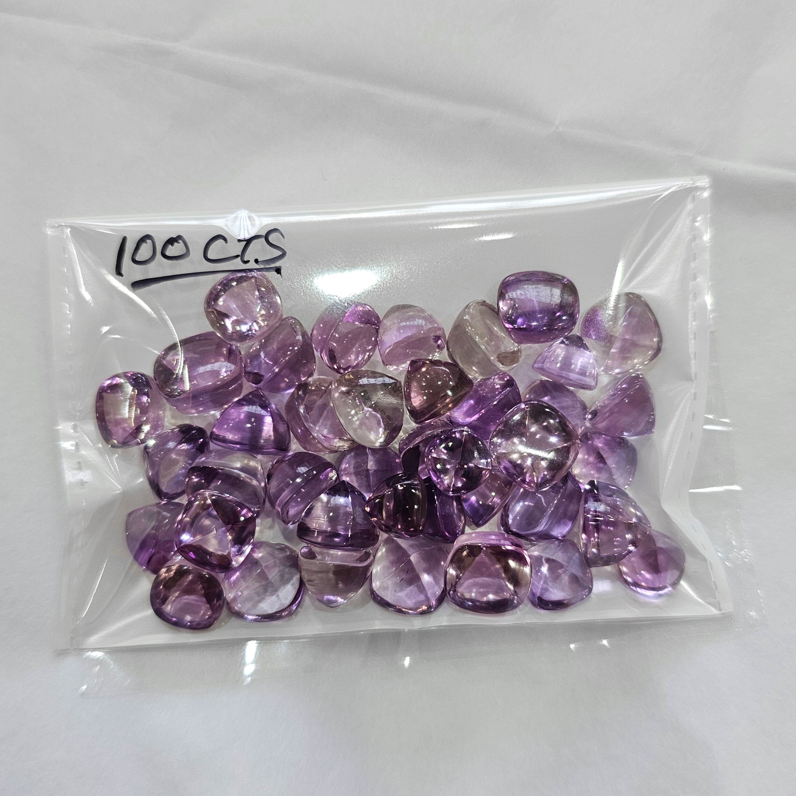 100 Carats Lavender Amethyst Sugarloaf | Pcs | size - The LabradoriteKing