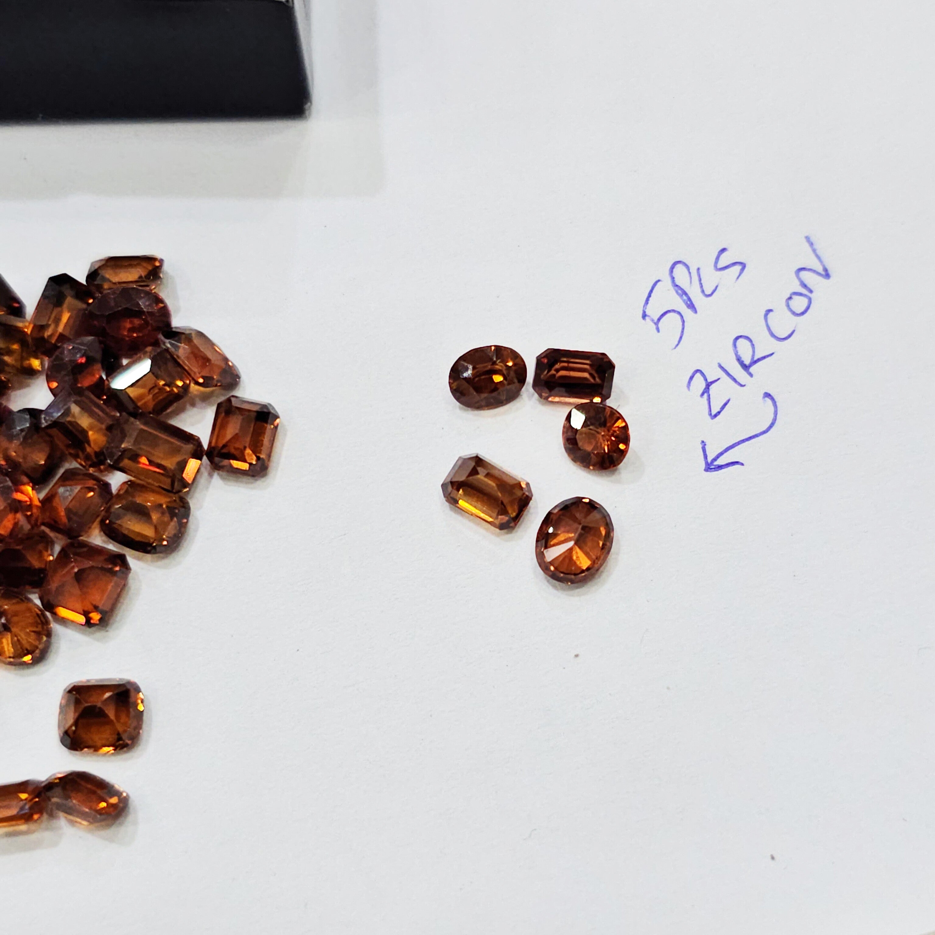 5 Pcs Natural Brown Zircon | Unheated | Ceylon Mines | 5-6mm
