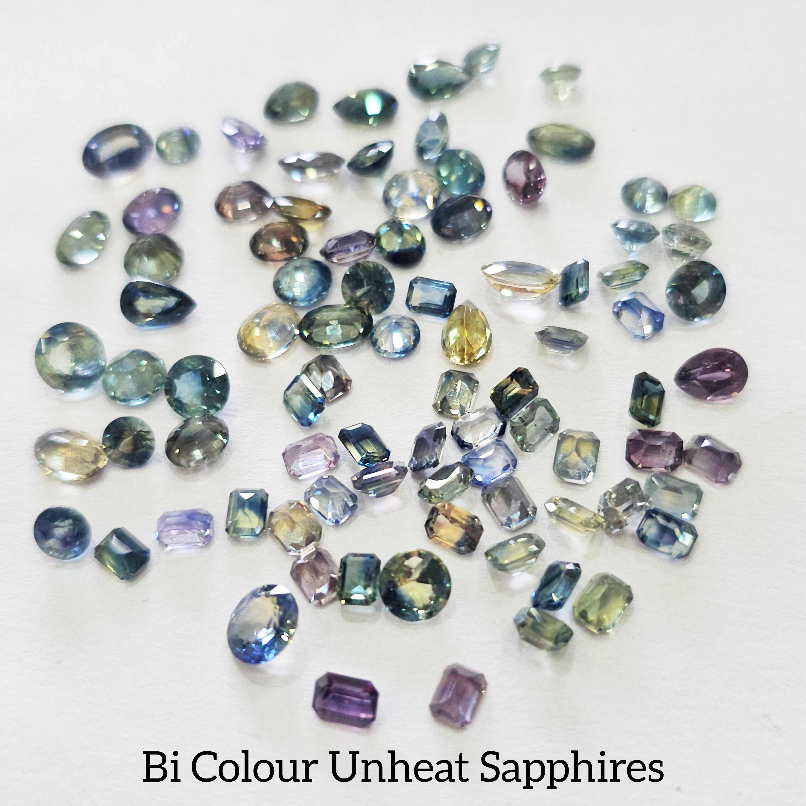 Bi Colour Unheated Sapphire | Madagascar Origin | 4 to 6mm