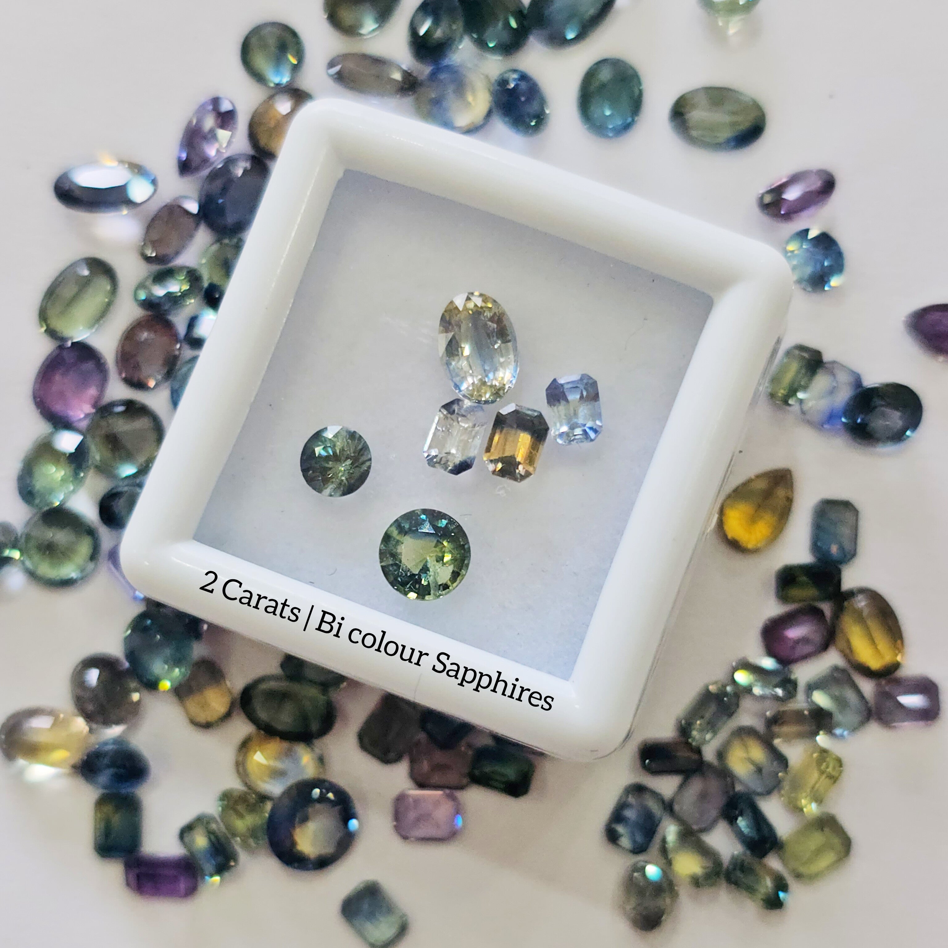 Bi Colour Unheated Sapphire | Madagascar Origin | 4 to 6mm