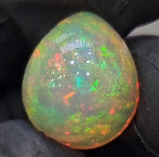 Natural Ethiopian Opal Cabochon Multi Fire | Teardrop| Size: 18x15mm | 13.8Cts - The LabradoriteKing