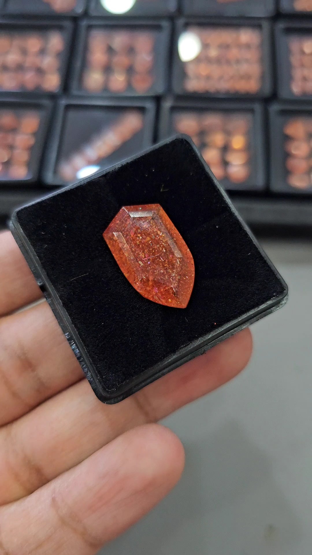1 Pcs Natural Sunstone Faceted | Fancy Shape | Size: 13-23mm - The LabradoriteKing