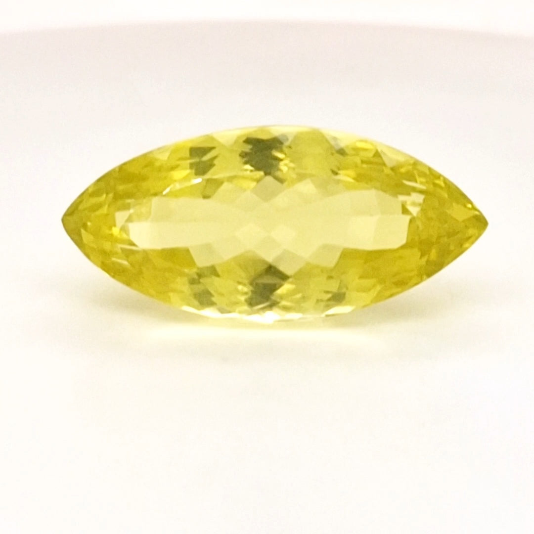 Natural Lemon Quartz Faceted | Marquise | 32x15mm