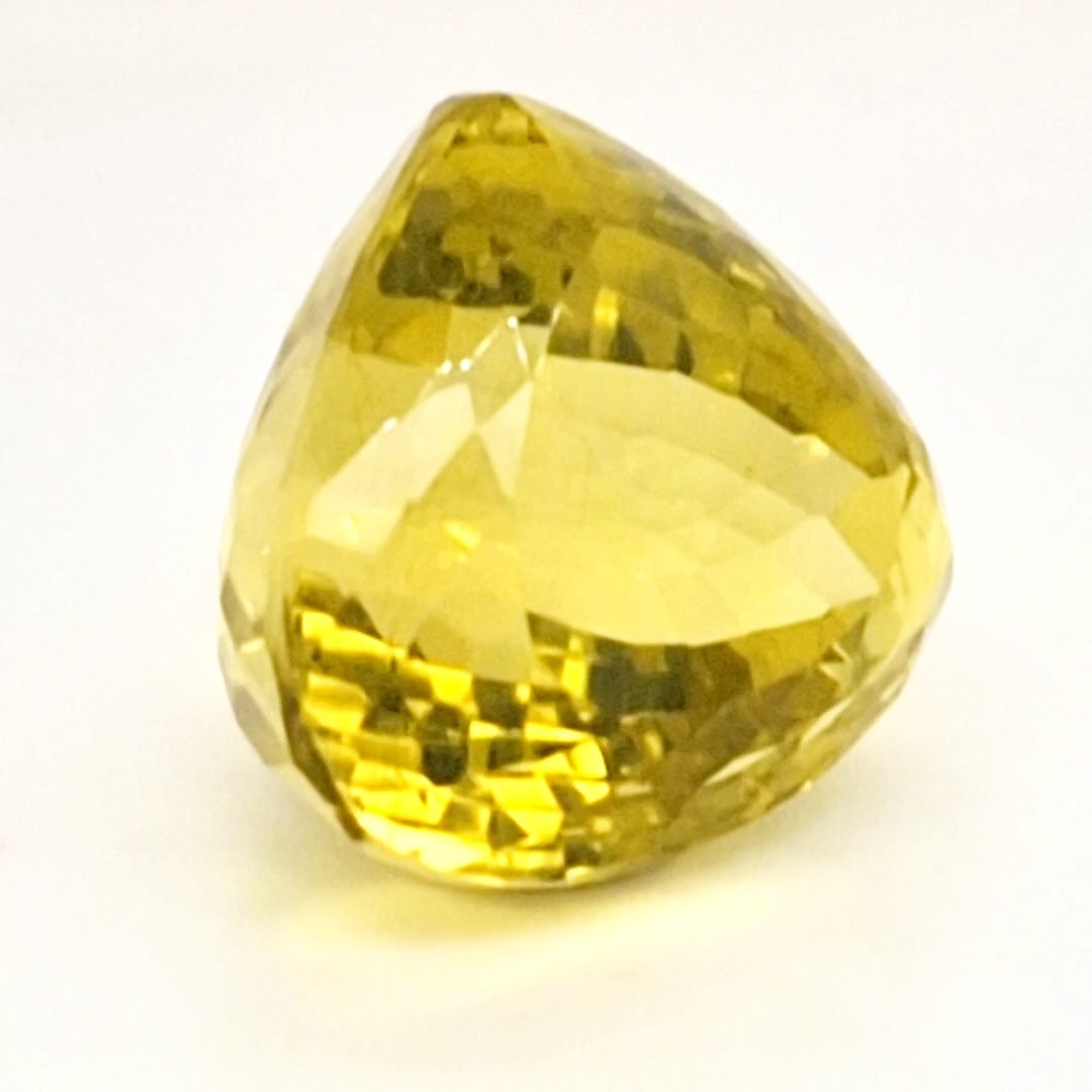 Natural Lemon Quartz Faceted | Pear | 21x20mm