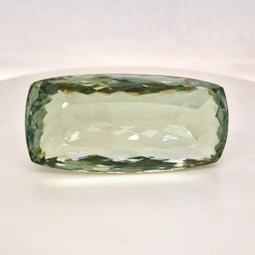 Natural Prasiolite Faceted | Rectangle | 51x25mm