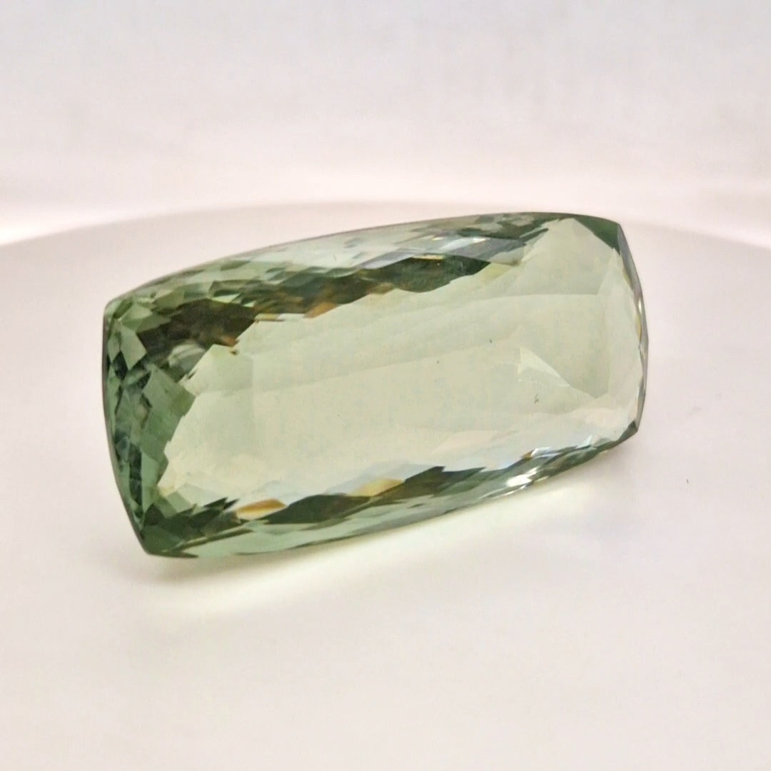 Natural Prasiolite Faceted | Rectangle | 51x25mm