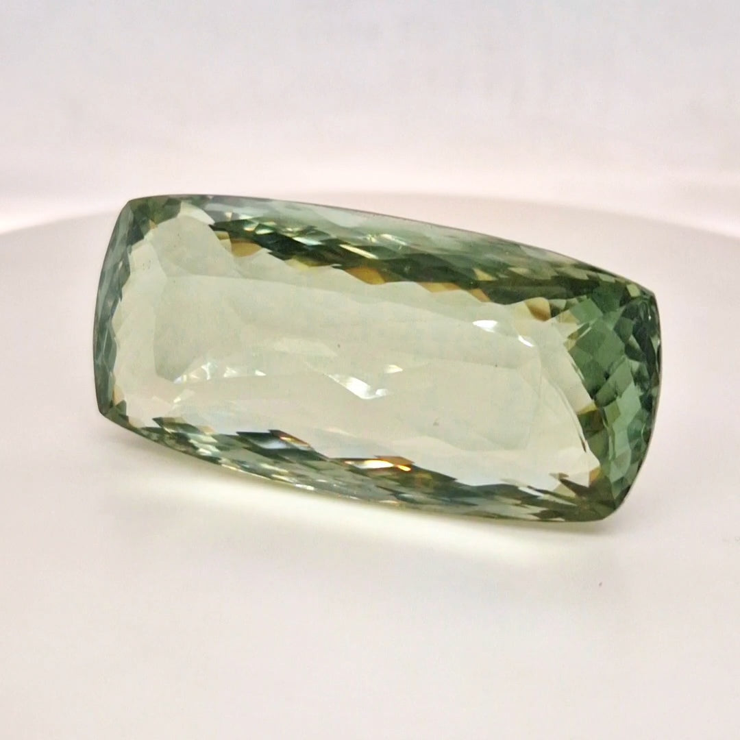 Natural Prasiolite Faceted | Rectangle | 51x25mm