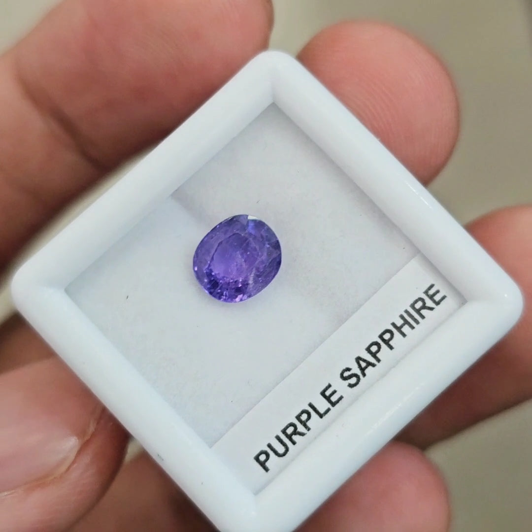 Box Of Natural Unheated Burma Sapphire | 7x6mm | Oval