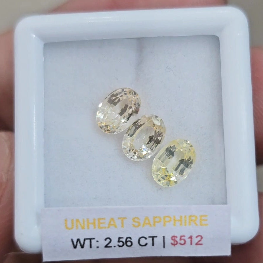 Box Of Natural Sri Lanka Unheated Sapphire | 6x4mm | Oval