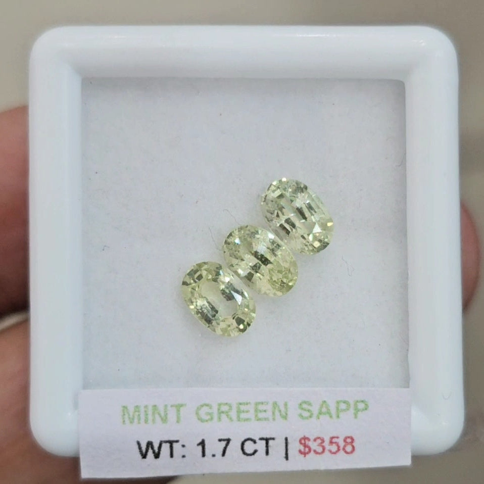 Box Of Natural Sri Lanka Unheated Sapphire | 6x4mm | Oval