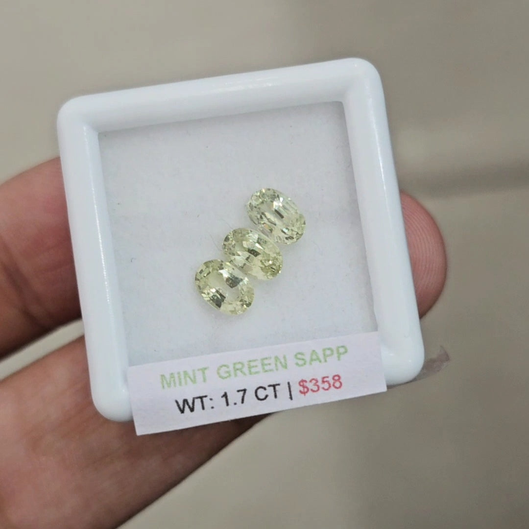 Box Of Natural Sri Lanka Unheated Sapphire | 6x4mm | Oval