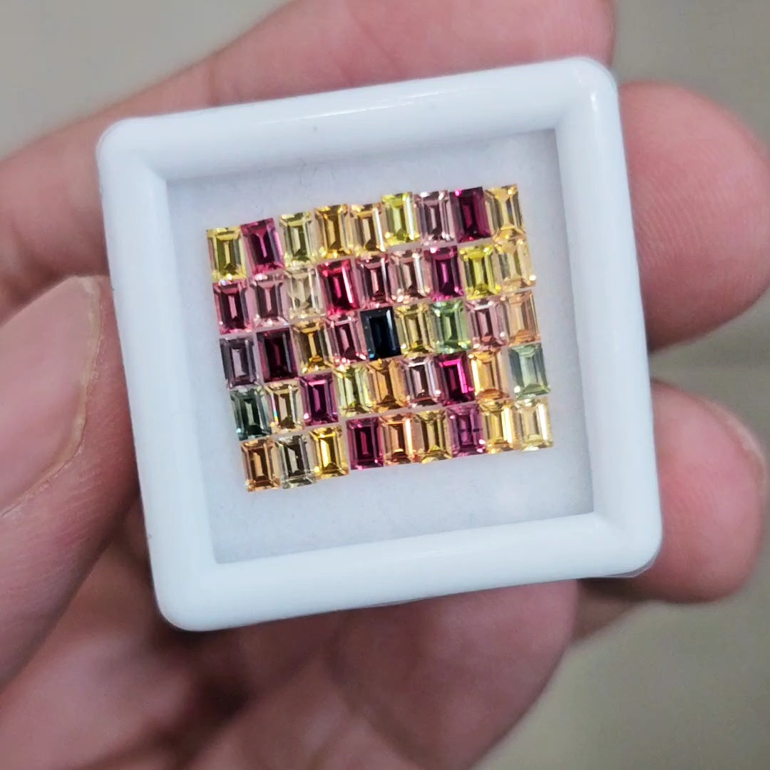 Box Of Natural Madagascar Sapphire | 3x2mm | Rectangle | 4Cts