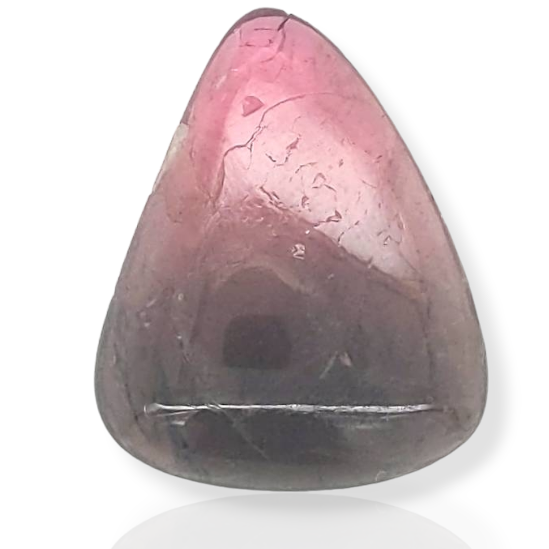 1 Pics Of Natural Watermelon Tourmaline Slice | Size:24x20mm | With Certificate - The LabradoriteKing