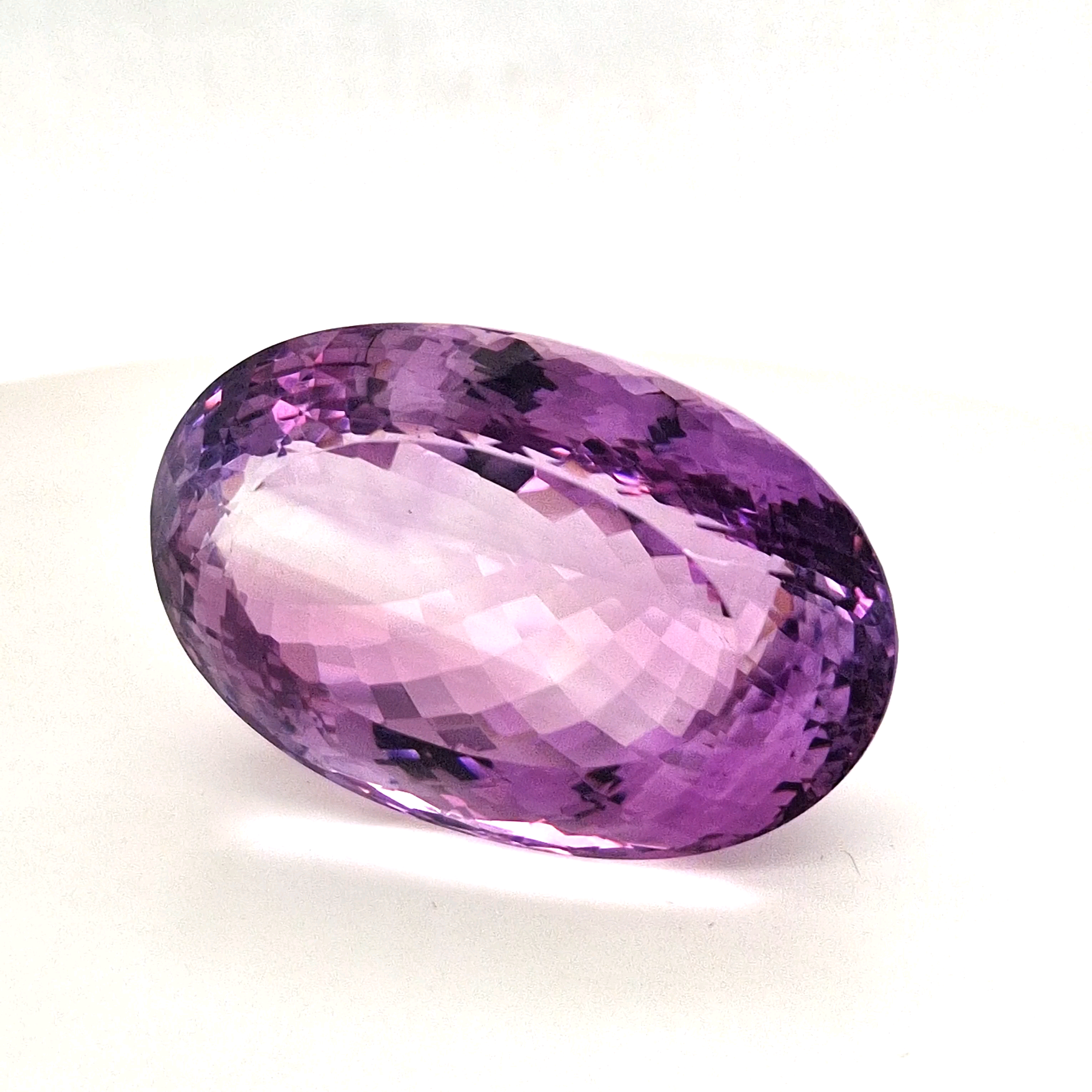Natural Deep Color Amethyst Faceted | Oval | Size: 43x28MM - The LabradoriteKing