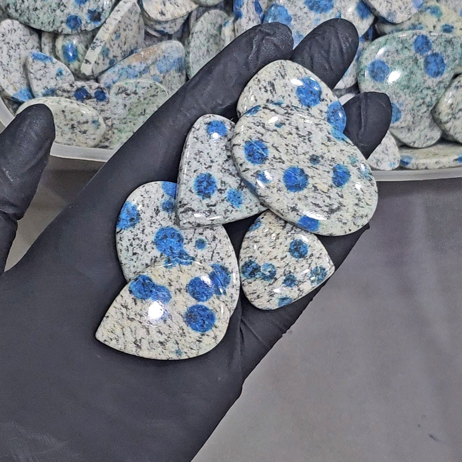 500 Grams Natural K2 Jasper Cabochons |1" Inchws to 2" Inches | 50-60 Pcs - The LabradoriteKing