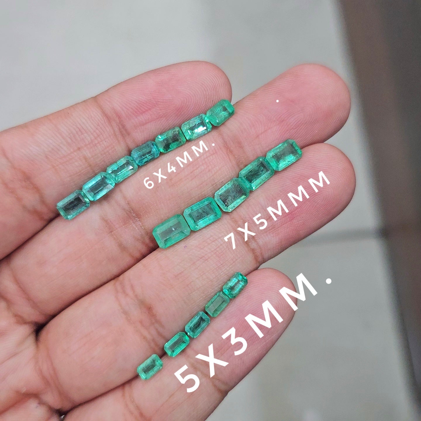 Zambian Natural Emerald | 5x3mm, 6x4mm and 7x5mm - The LabradoriteKing