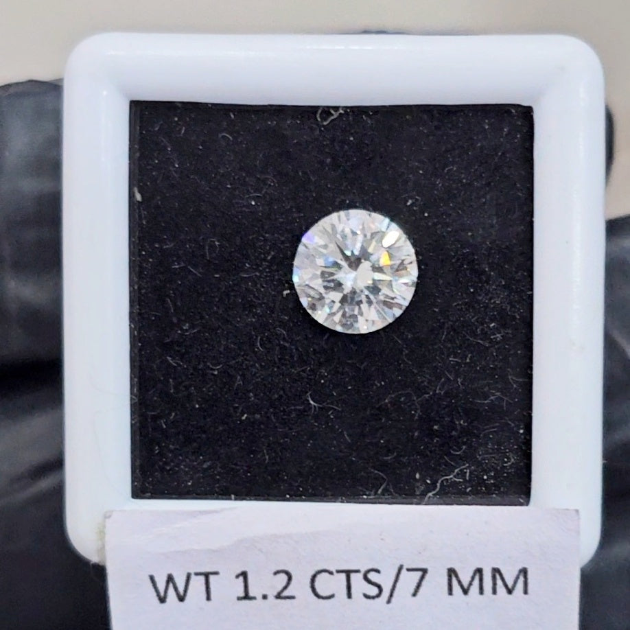 Lab Grown Diamond Solitaire | Excellent Cut | VS | F Color  | CVD | 7mm - The LabradoriteKing
