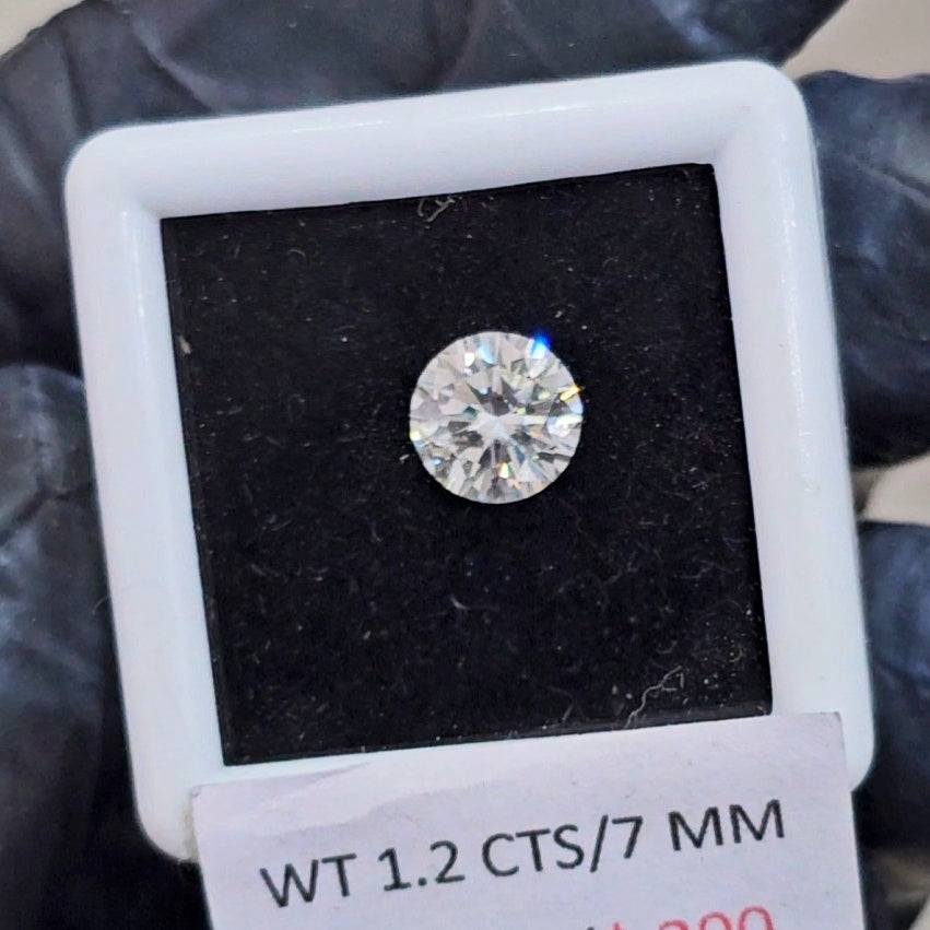 Lab Grown Diamond Solitaire | Excellent Cut | VS | F Color  | CVD | 7mm - The LabradoriteKing