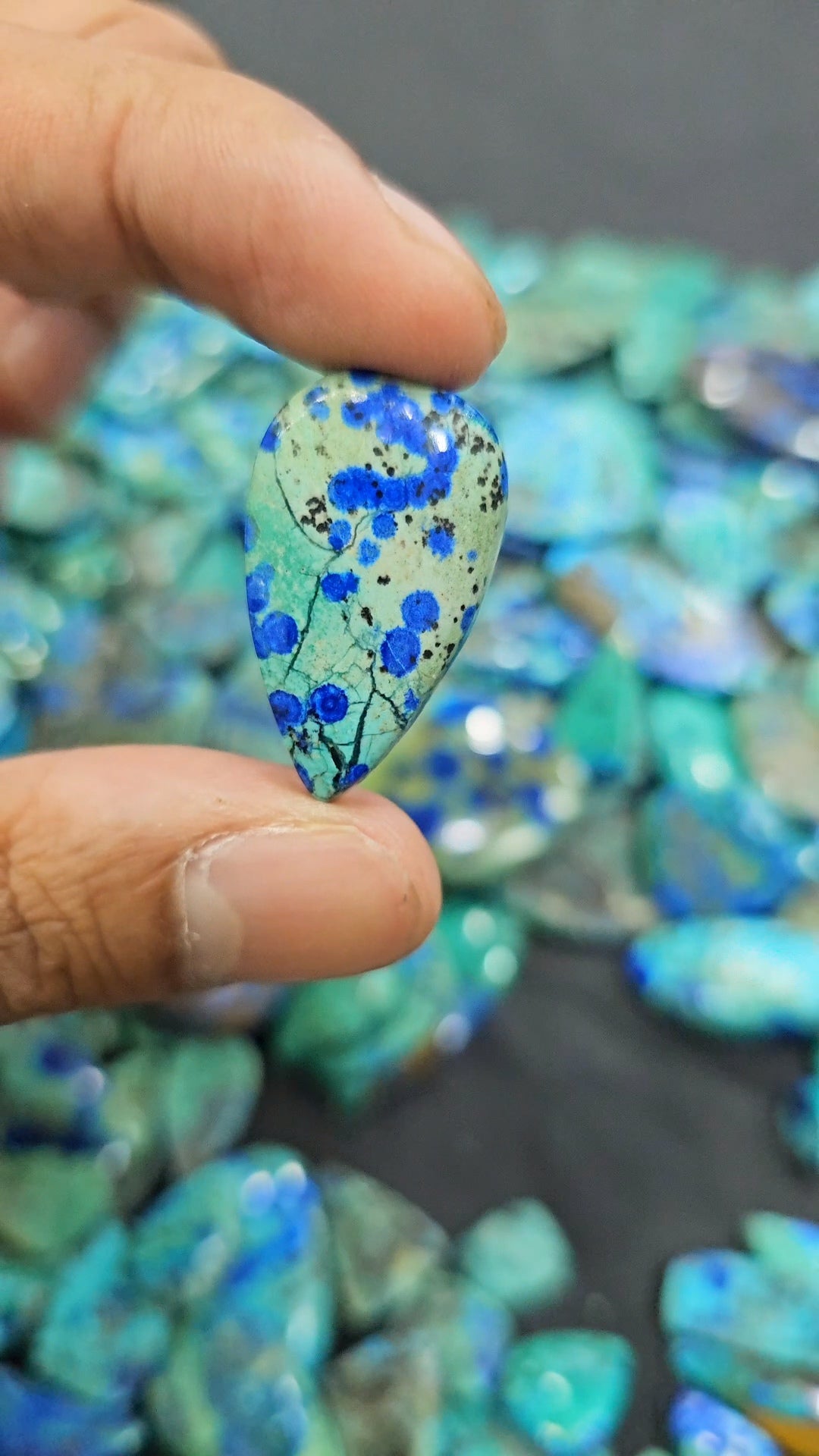 100 Grams Bluebird Azurite Malachite | 15-30mm sizes | 10-15Pcs - The LabradoriteKing