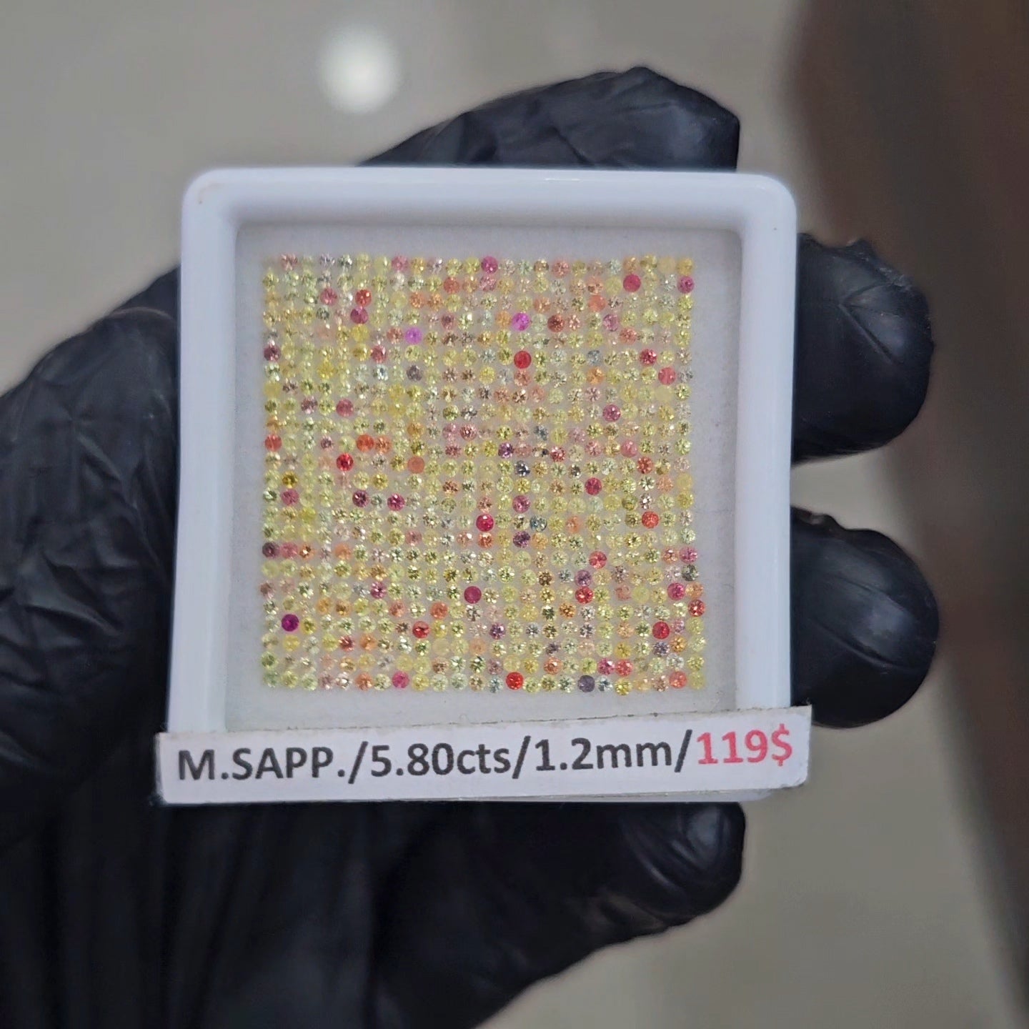 Natural Unhearted Multi Sapphire Ideal Cut | Round | 1.2mm - The LabradoriteKing