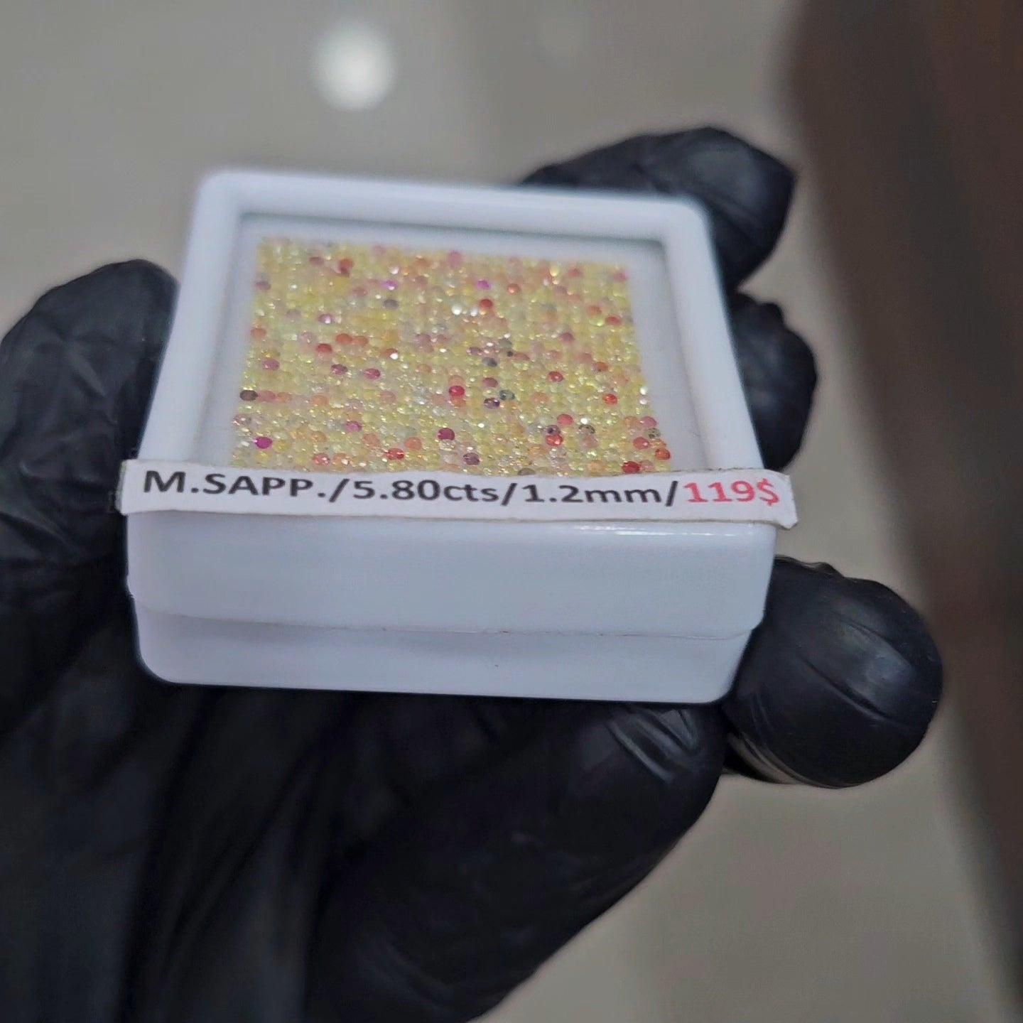 Natural Unhearted Multi Sapphire Ideal Cut | Round | 1.2mm - The LabradoriteKing