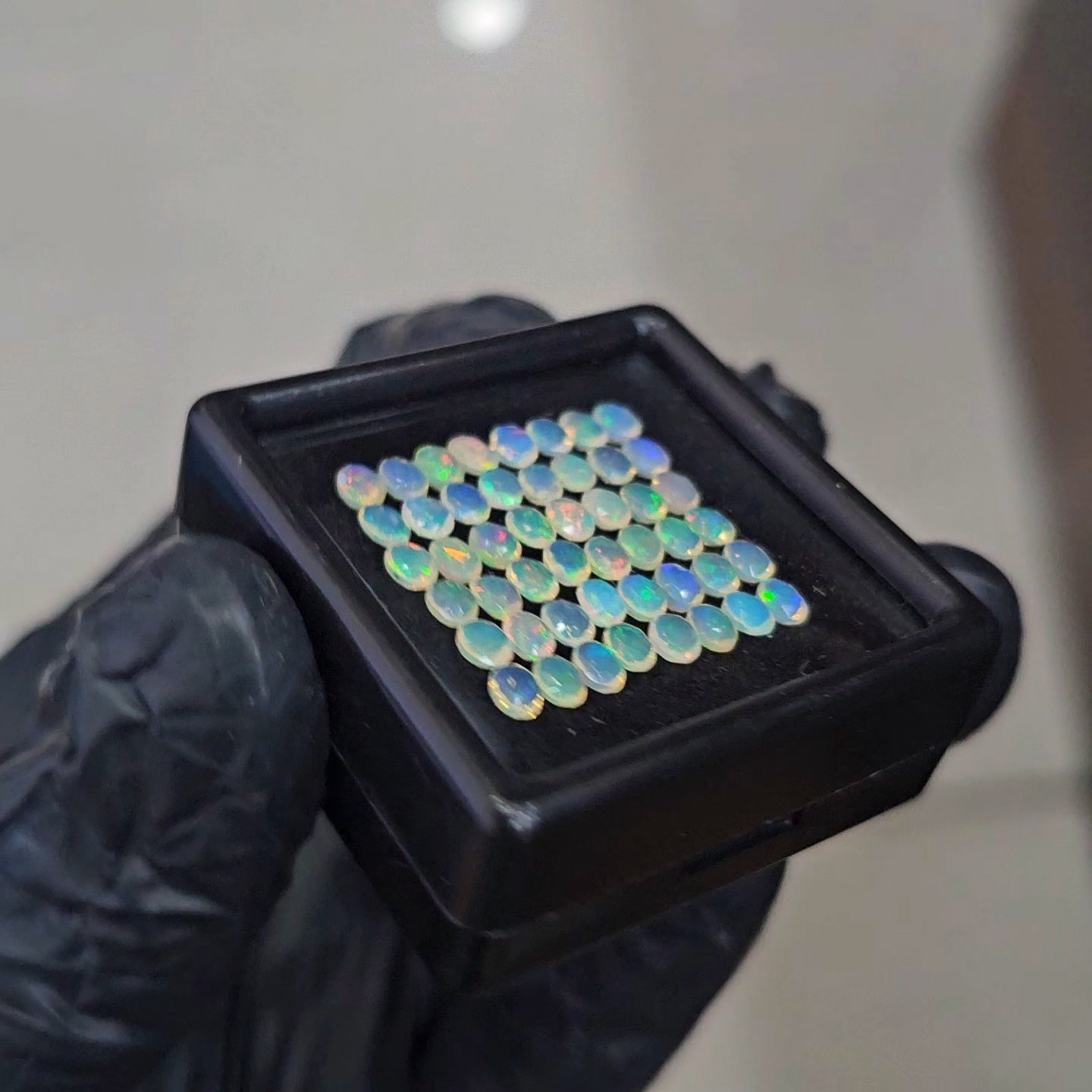 48Pcs of Natural Opal Faceted | Oval | Size: 4x3mm - The LabradoriteKing