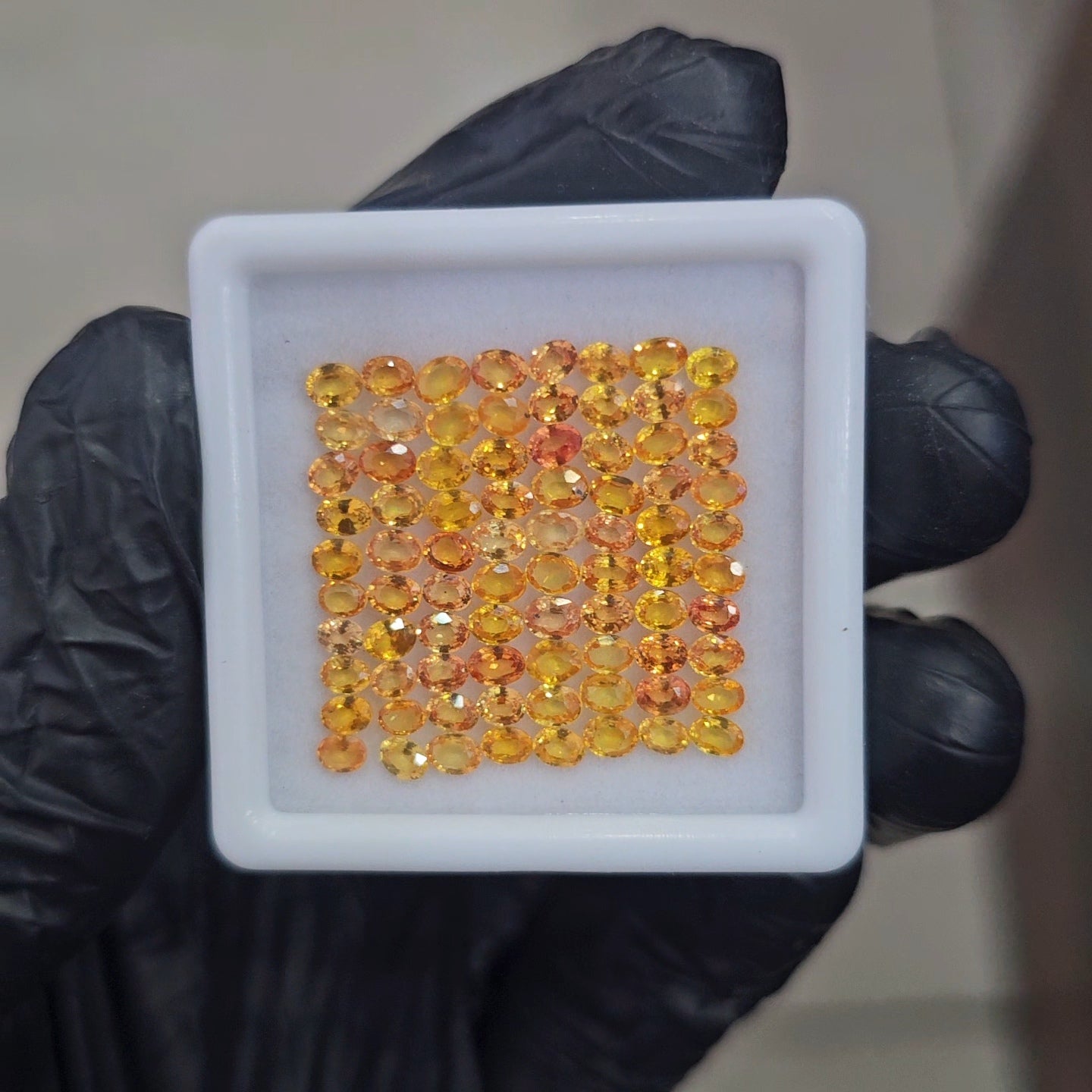 80Pcs of Natural Yellow Sapphire Faceted  | Oval | Size: 3-4mm - The LabradoriteKing