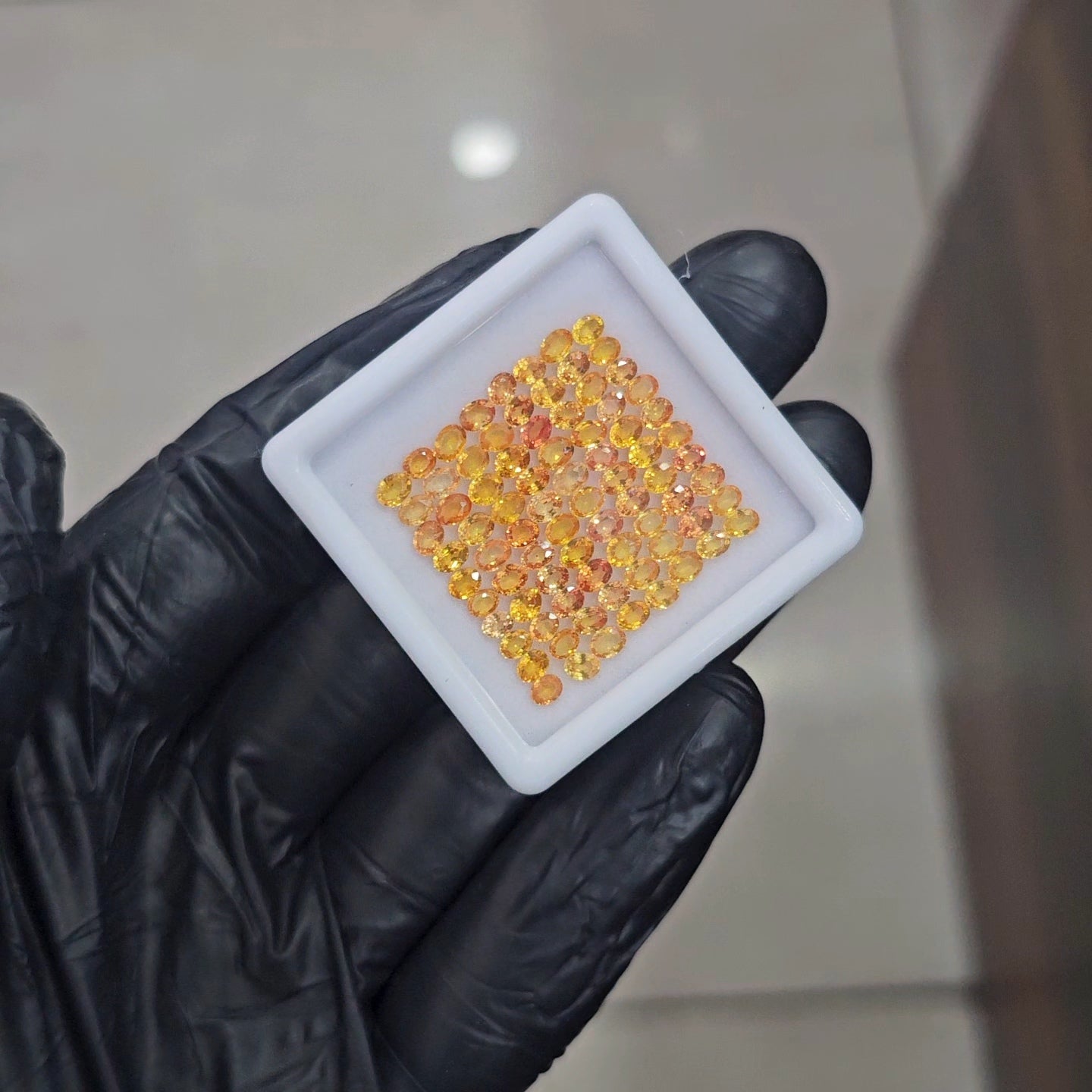 80Pcs of Natural Yellow Sapphire Faceted  | Oval | Size: 3-4mm - The LabradoriteKing