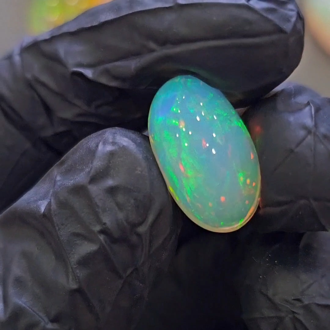 Natural Ethiopian Opal Cabochon | Oval | Size: 20x12mm