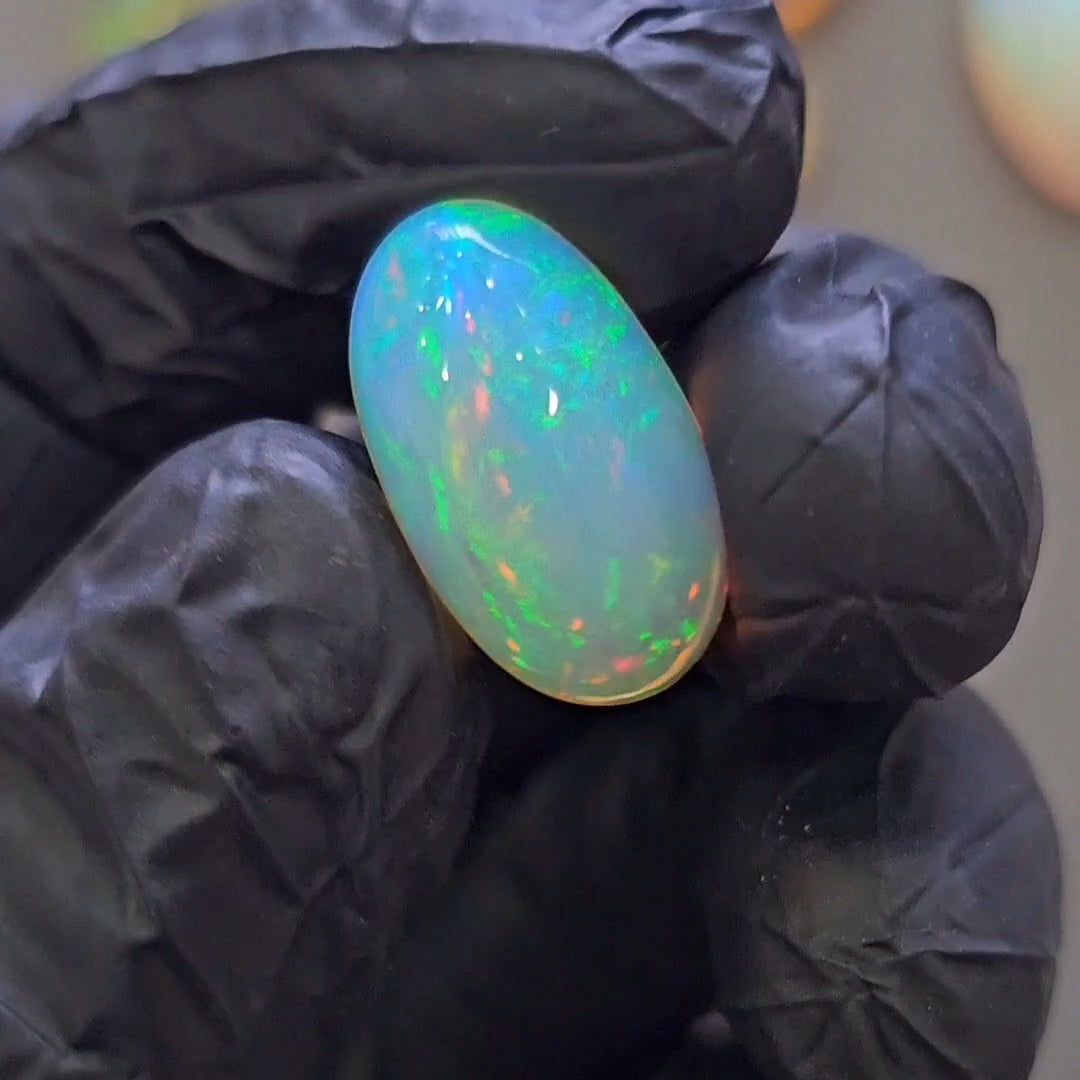 Natural Ethiopian Opal Cabochon | Oval | Size: 20x12mm