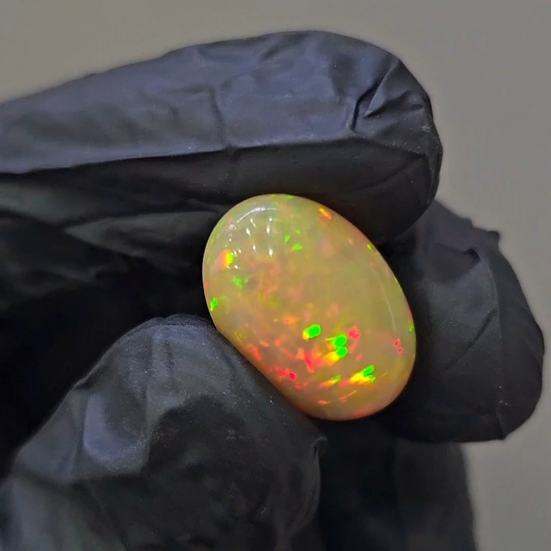 Natural Ethiopian Opal Cabochon | Oval | Size: 18x13mm