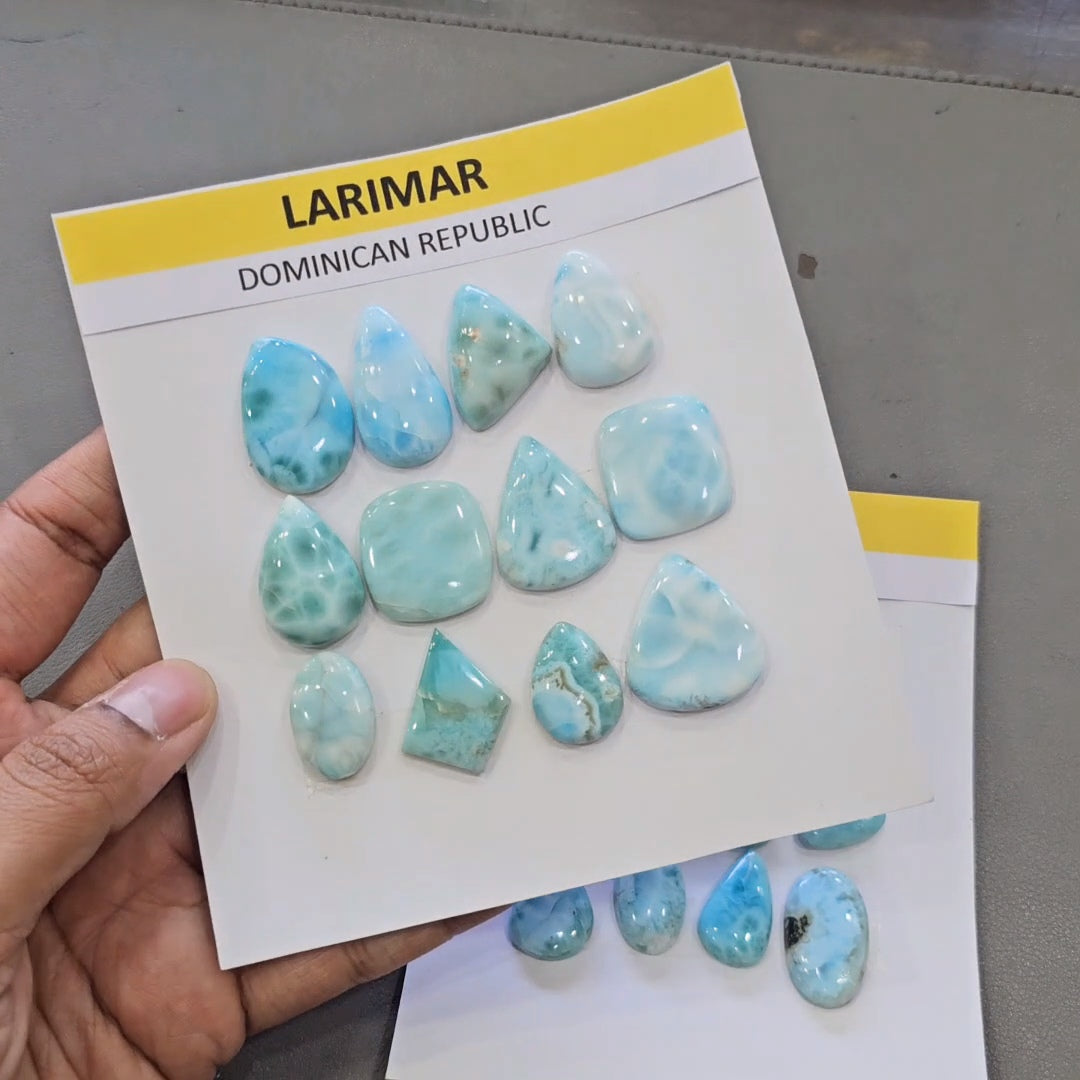 1 Card Natural Septarian Cabochons | 22–35mm | Flashy Quality Gemstones