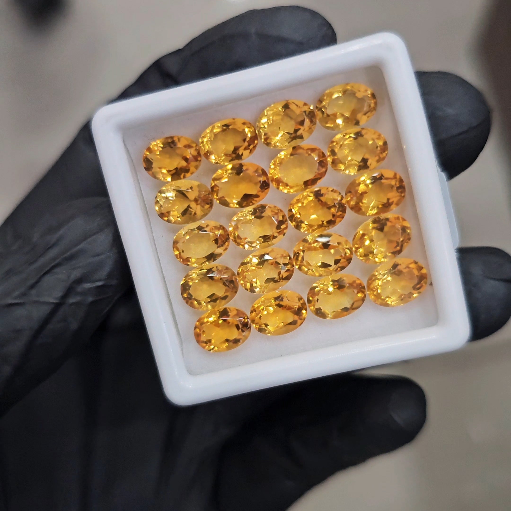 20 Pcs Natural Citrine Faceted | Shape: Oval | Size: 8x6mm
