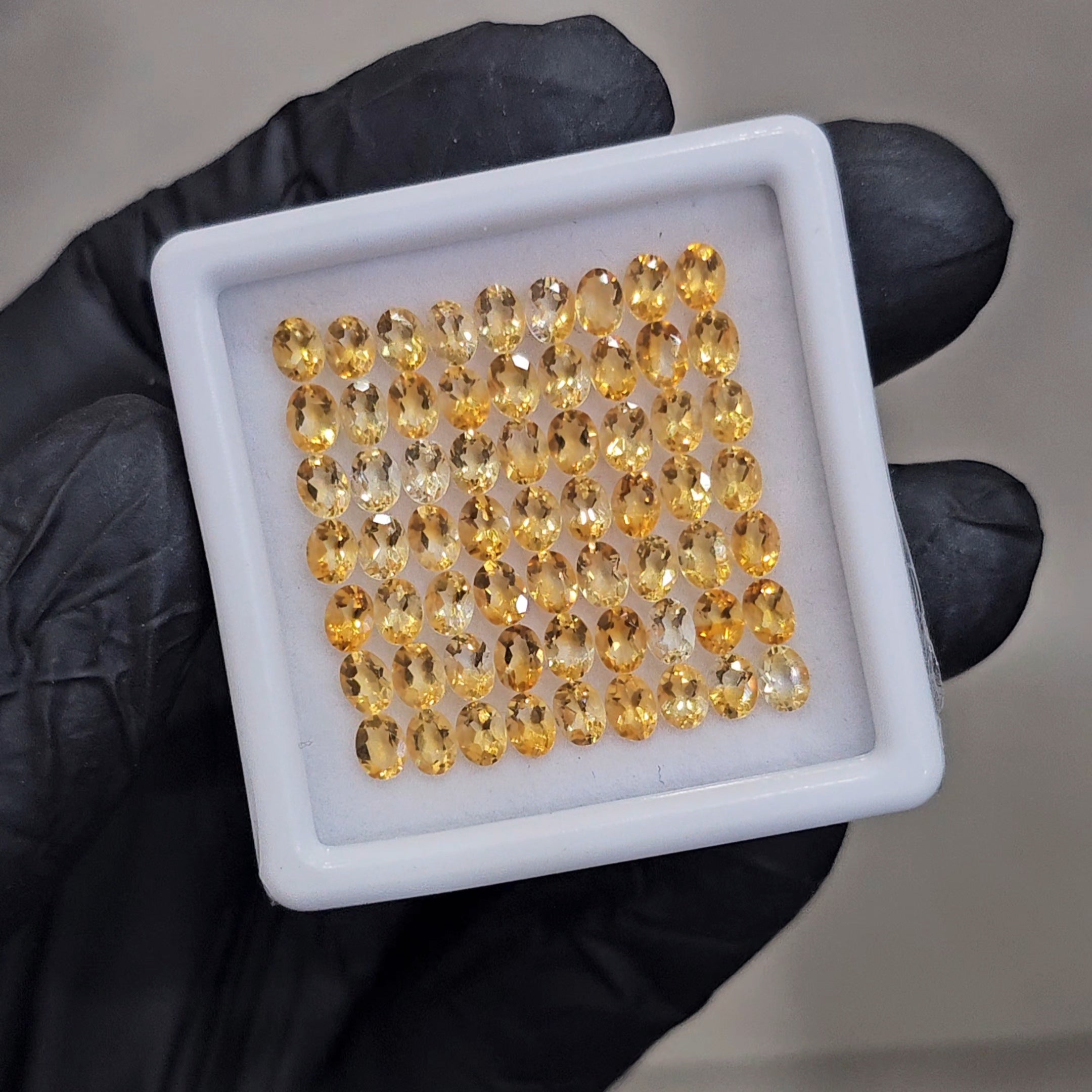 63 Pcs Of Natural Citrine Faceted | Shape: Oval | Size: 5x3mm