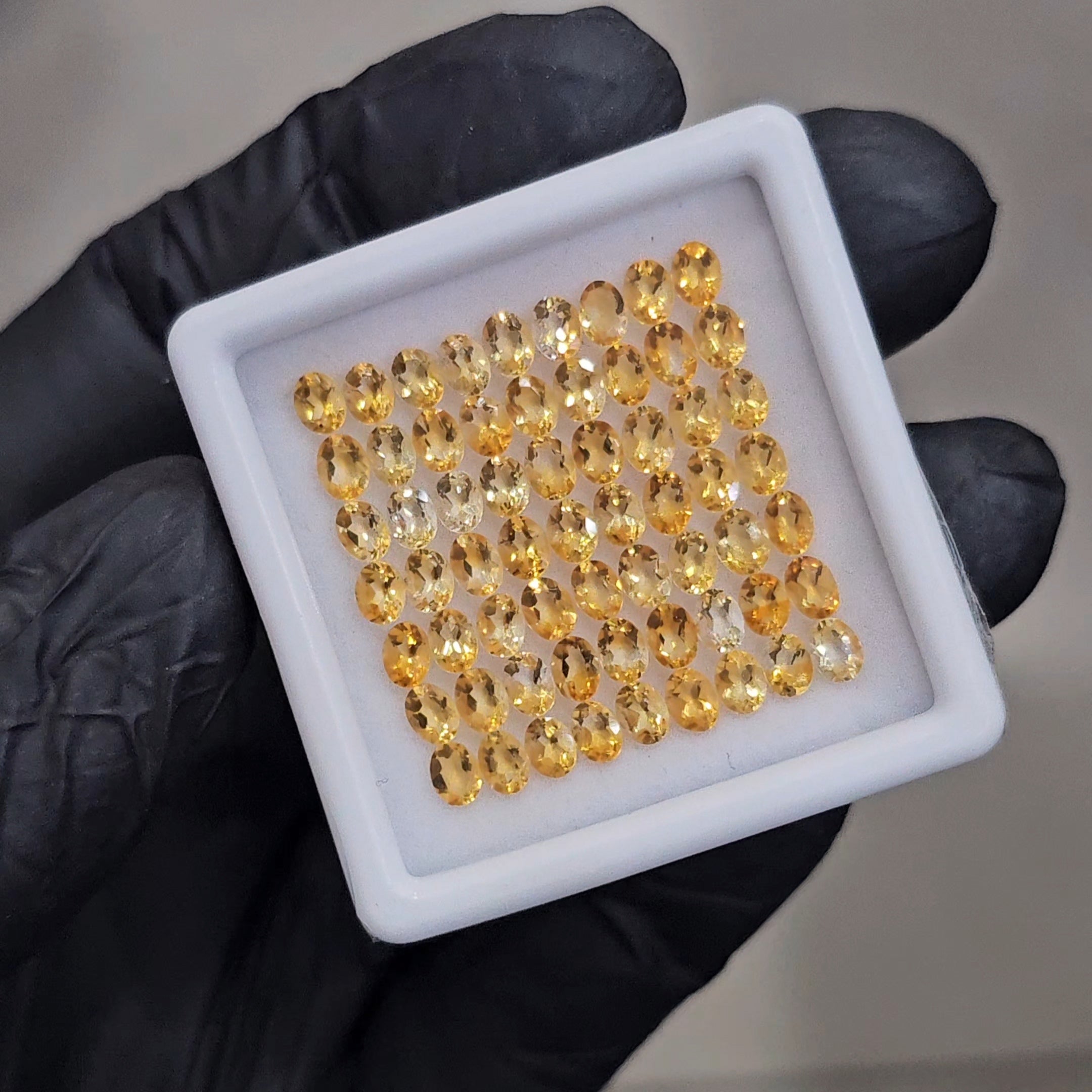 63 Pcs Of Natural Citrine Faceted | Shape: Oval | Size: 5x3mm