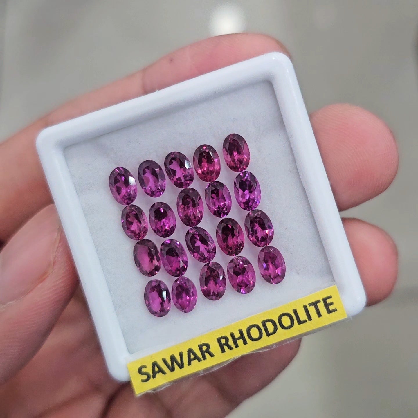 20 Pcs Natural Sawar war Garnet Faceted | Shape: Oval | Size: 6x4mm