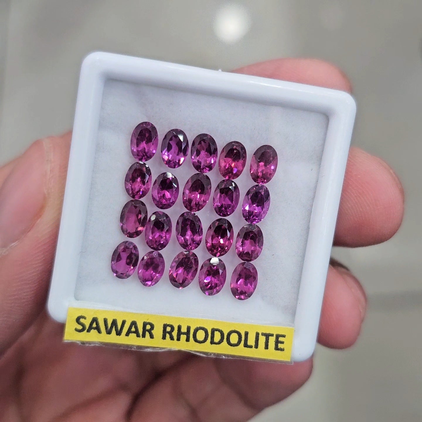 20 Pcs Natural Sawar war Garnet Faceted | Shape: Oval | Size: 6x4mm