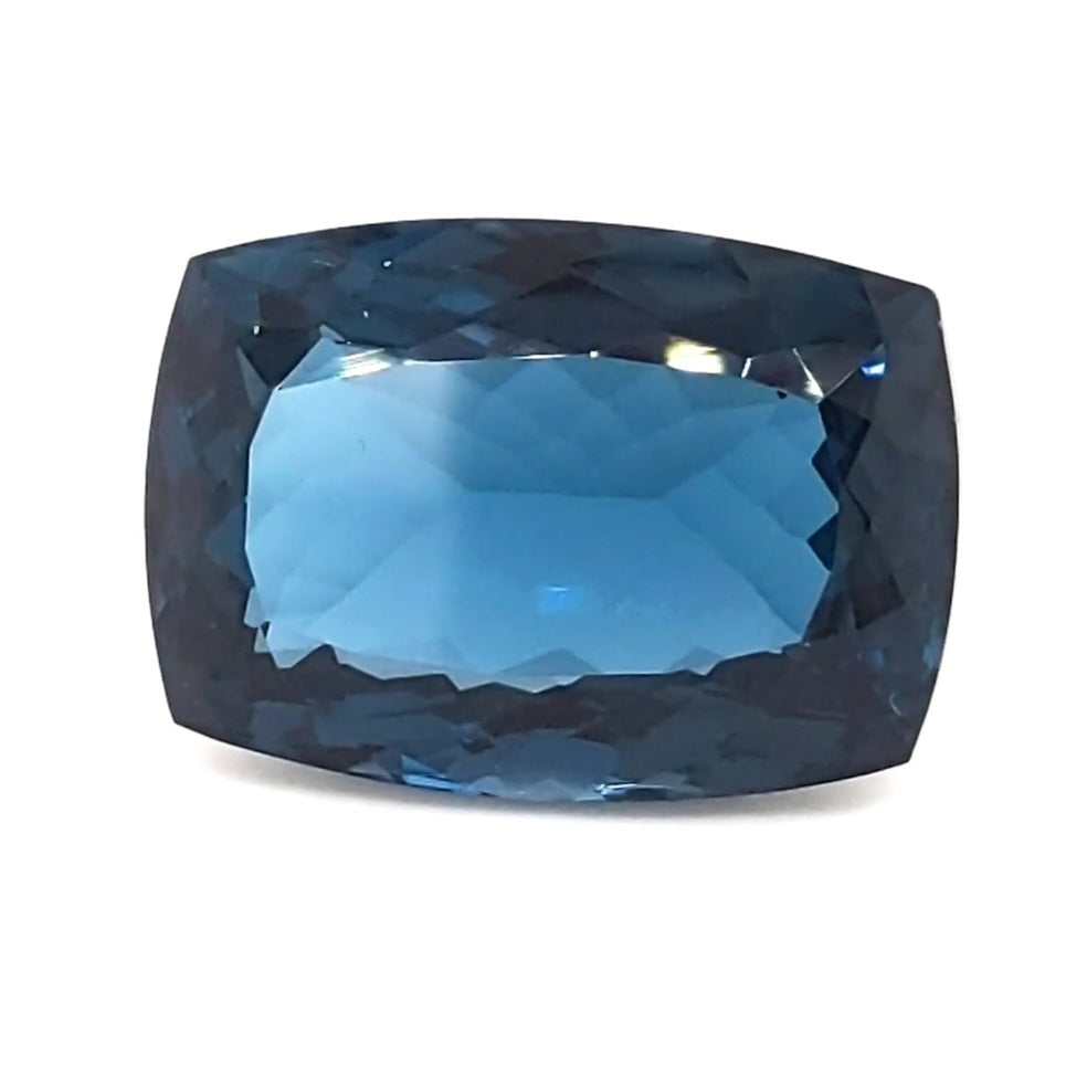 Natural London Blue Topaz Faceted | Rectangle | Size: 20x15mm - The LabradoriteKing