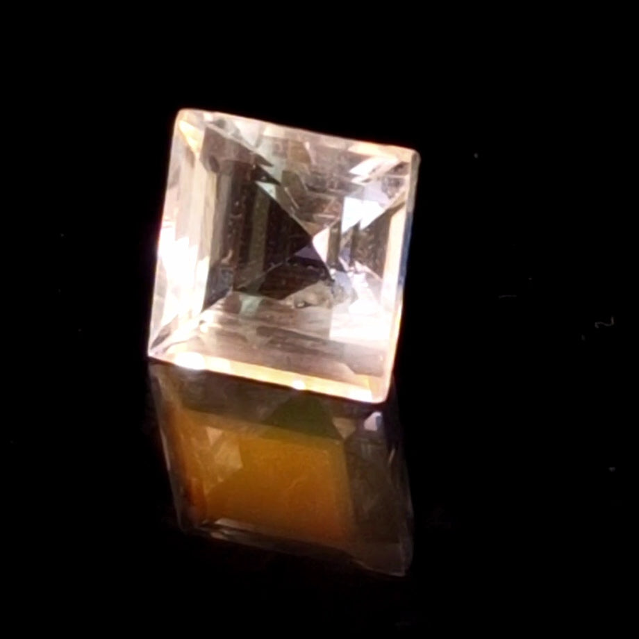 1.7 Cts Natural Madagascar Moonstones Faceted | Square | Size: 7mm | Top quality - The LabradoriteKing