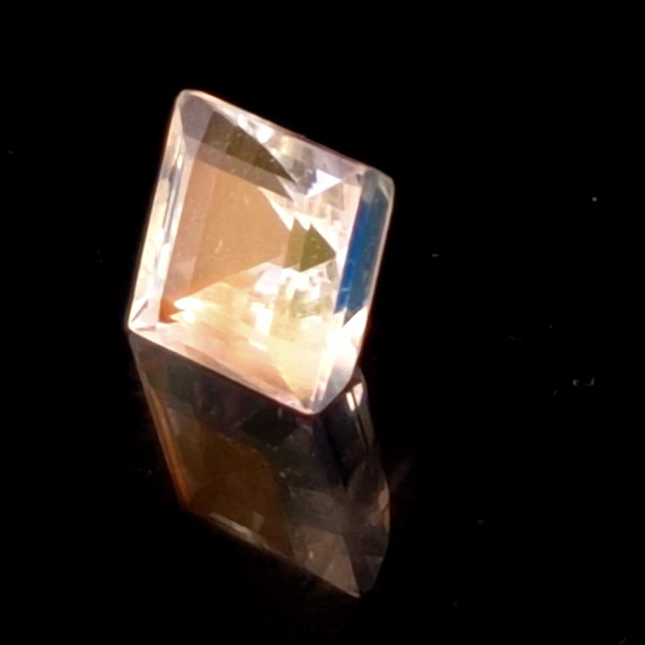 1.7 Cts Natural Madagascar Moonstones Faceted | Square | Size: 7mm | Top quality - The LabradoriteKing