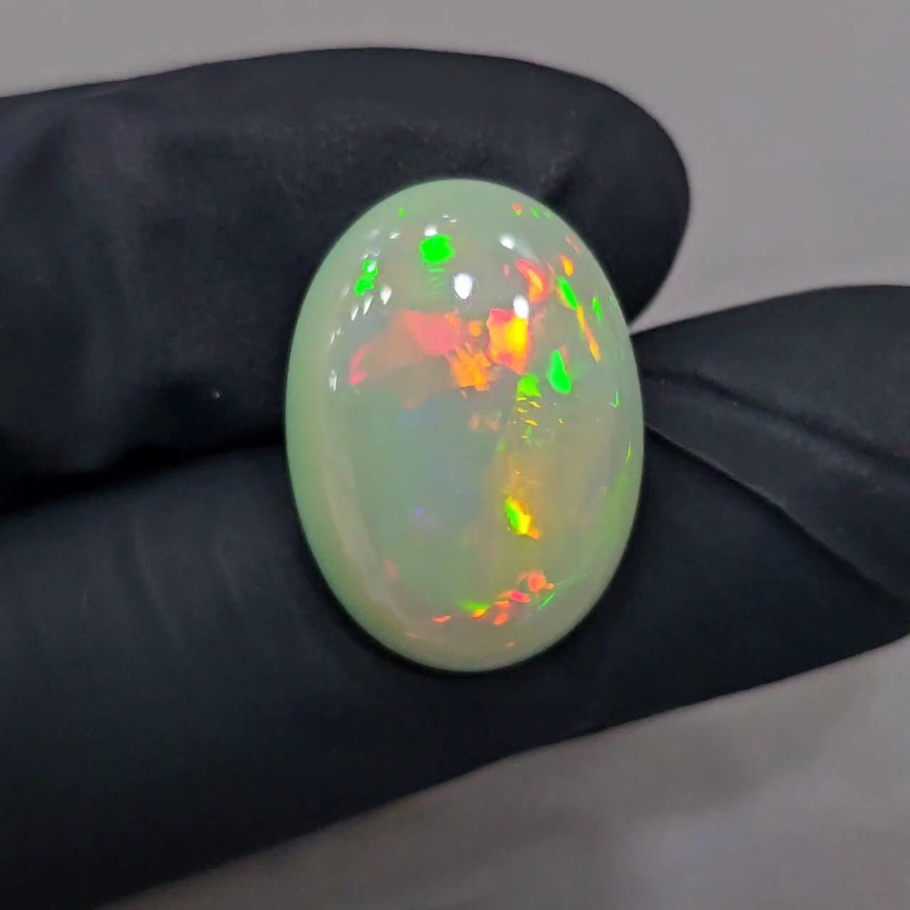 Natural Ethiopian Opal Cabochon | Oval| Size: 21x15mm - The LabradoriteKing