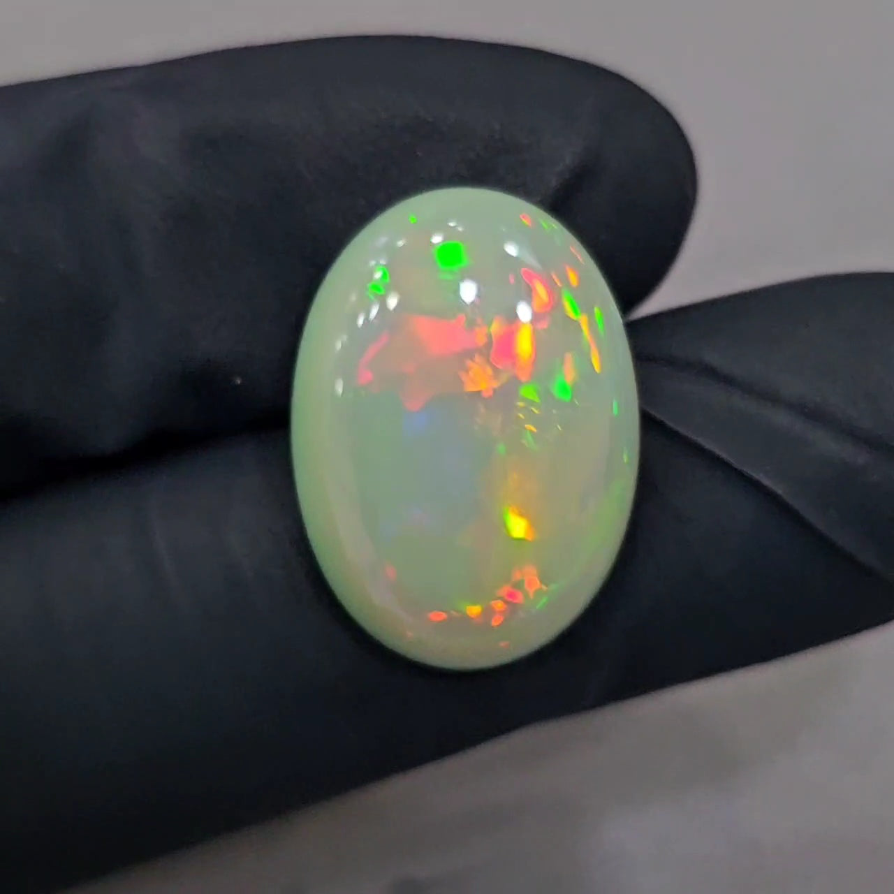 Natural Ethiopian Opal Cabochon | Oval| Size: 21x15mm - The LabradoriteKing
